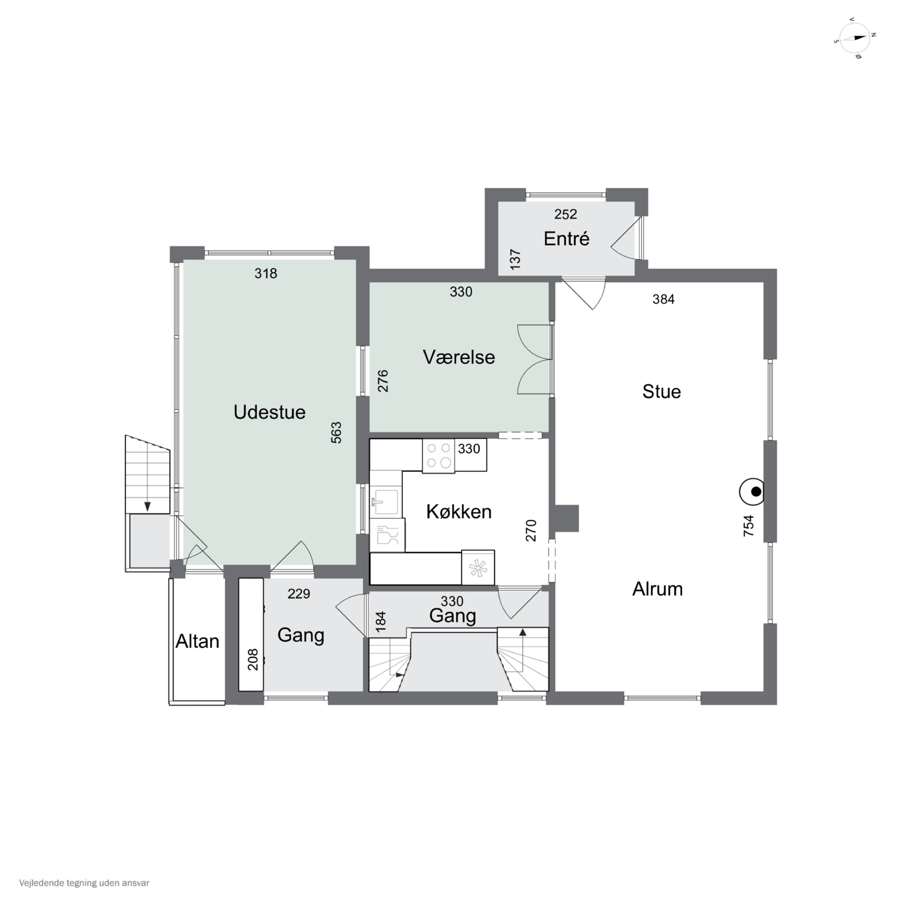 Plantegninger billede af Nyledsbakken 26, 4500 Nykøbing Sj