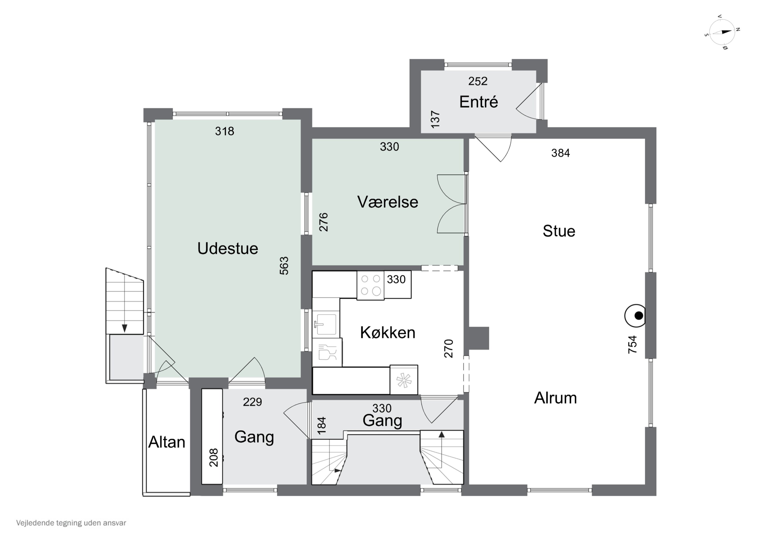 Plantegninger billede af Nyledsbakken 26, 4500 Nykøbing Sj