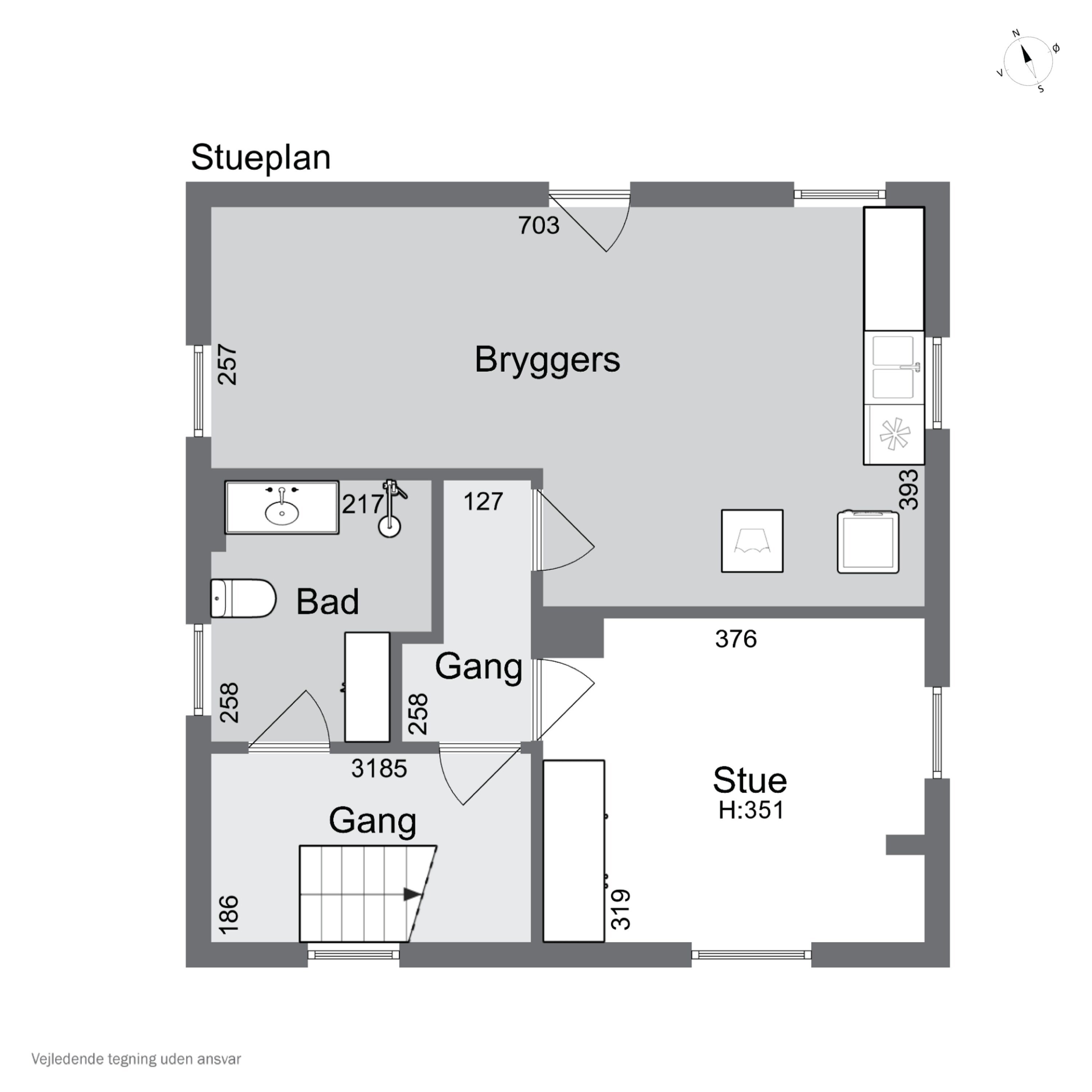Plantegninger billede af Nyledsbakken 26, 4500 Nykøbing Sj
