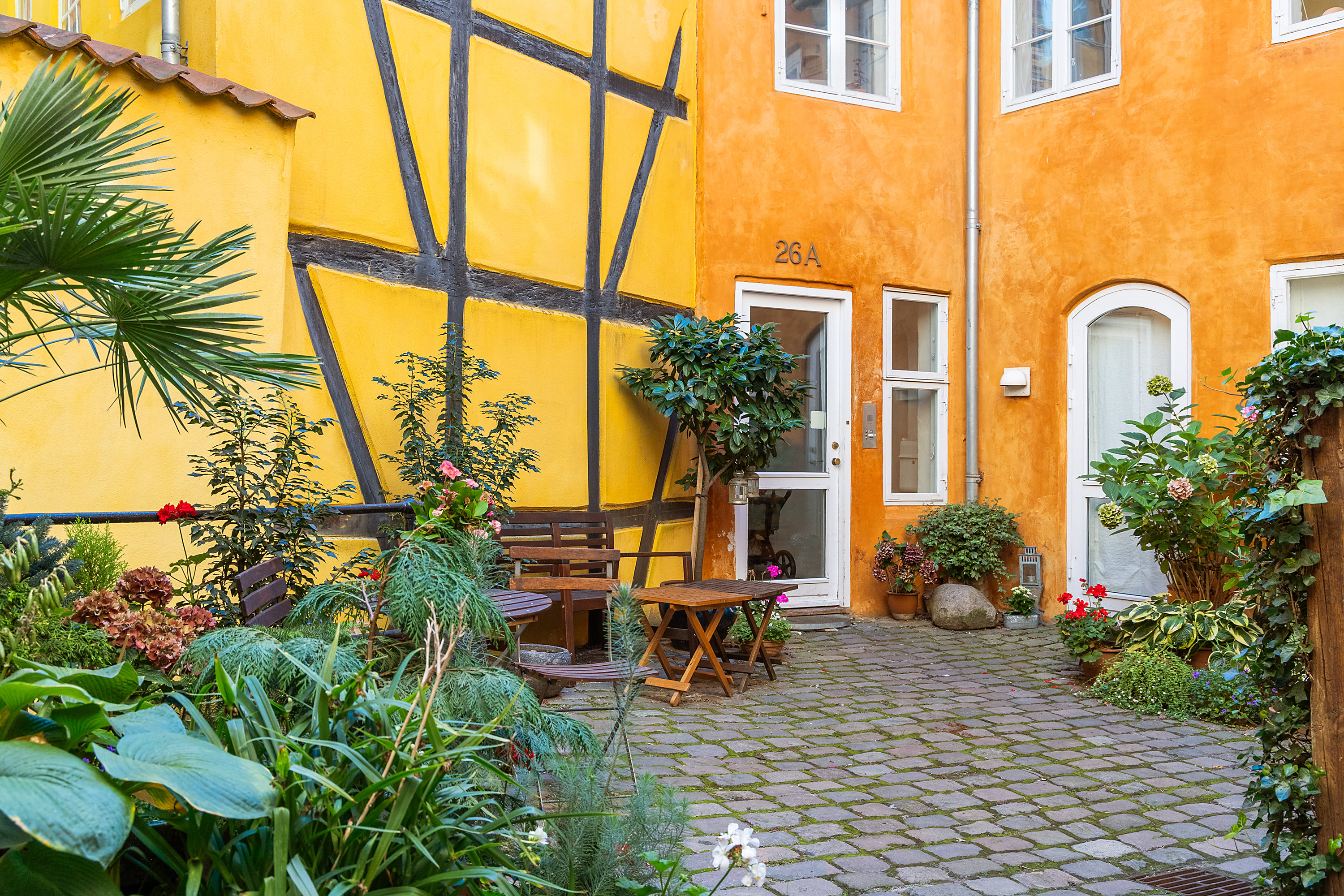 Fremhævet gårdmiljø billede i fuldskærmstilstand. Billede af Wildersgade 26, 4., 1408 København K