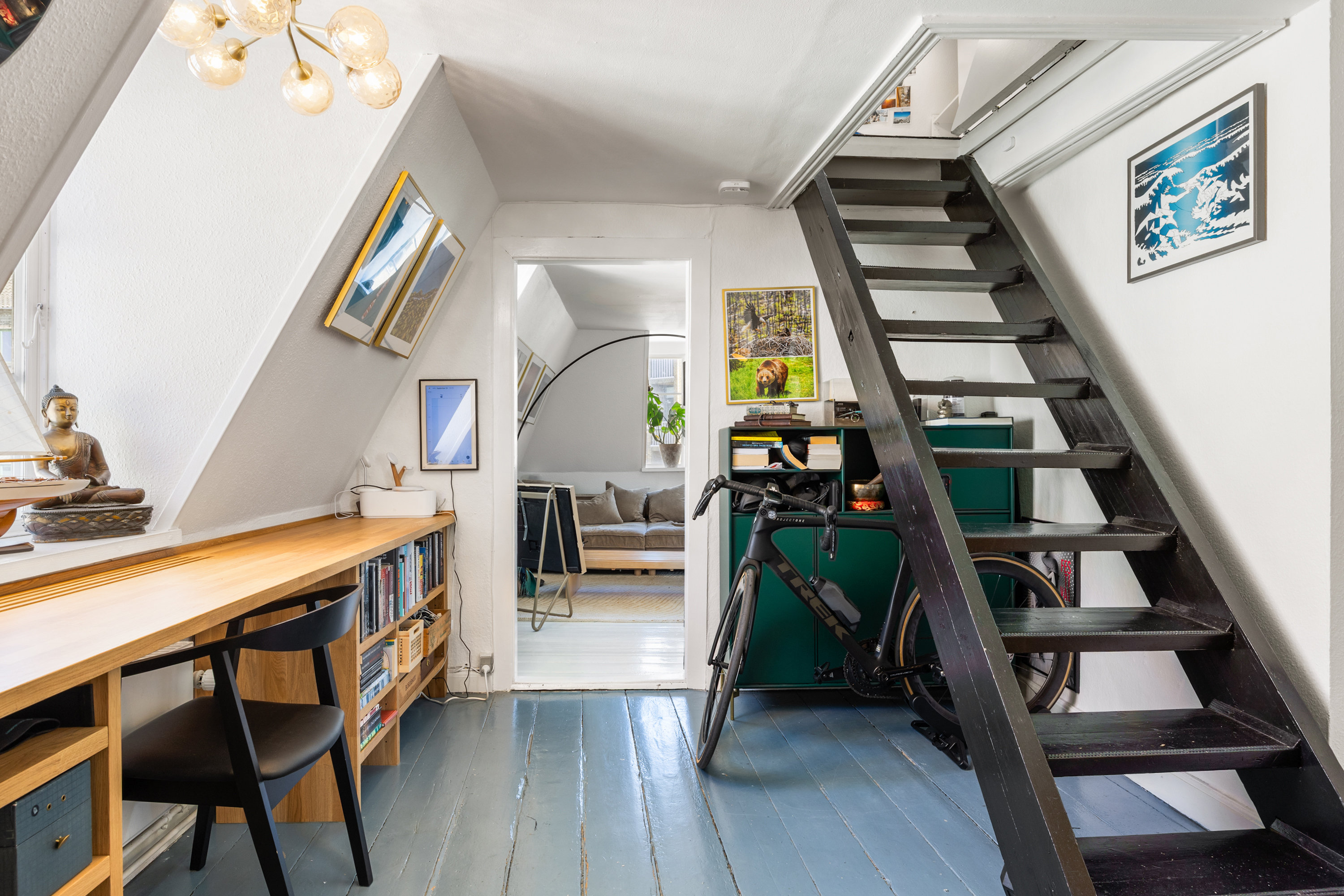 Fremhævet gang / kontor billede i fuldskærmstilstand. Billede af Wildersgade 26, 4., 1408 København K