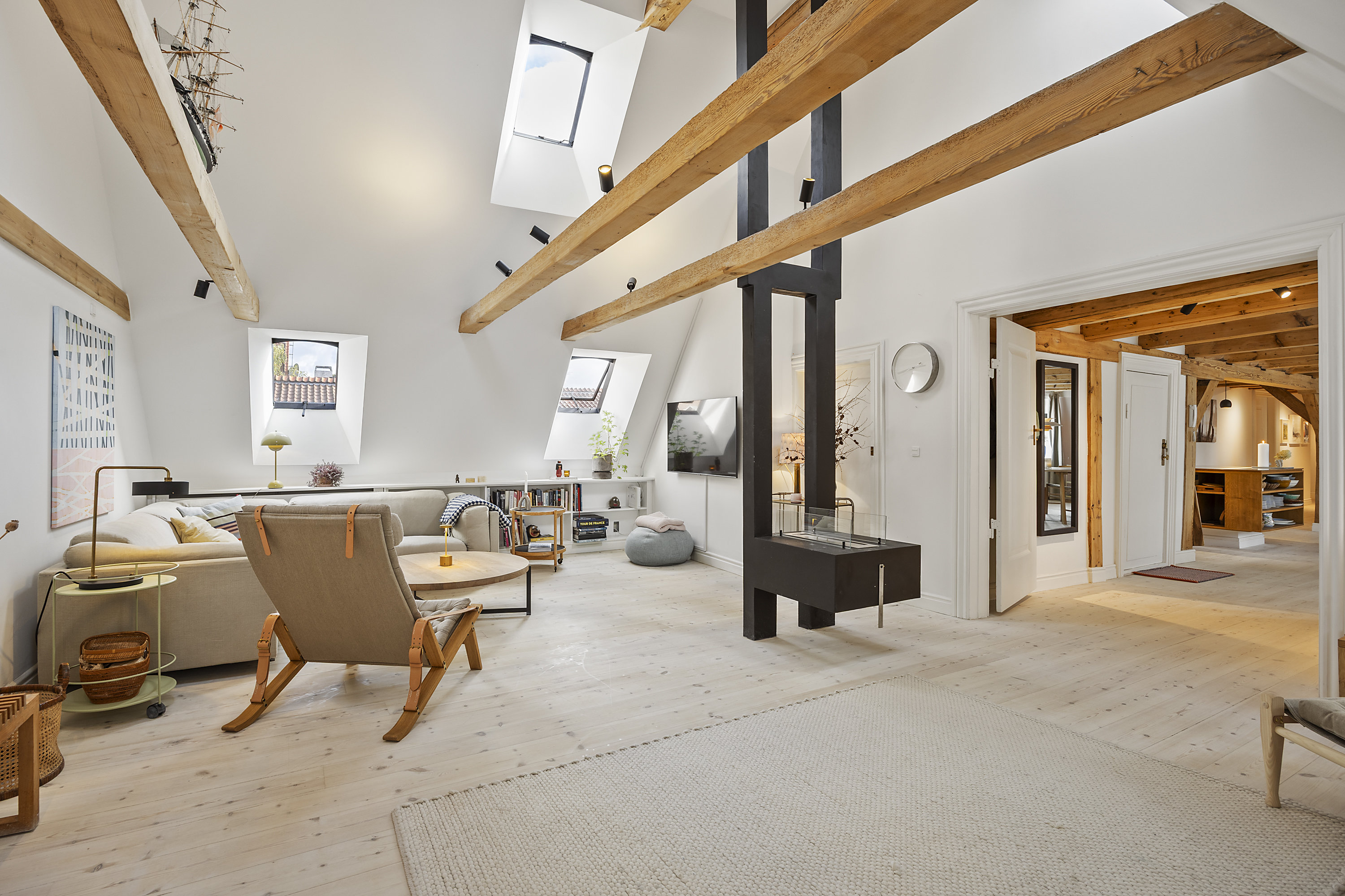 Fremhævet stue billede i fuldskærmstilstand. Billede af Strandgade 12, 3., 1401 København K