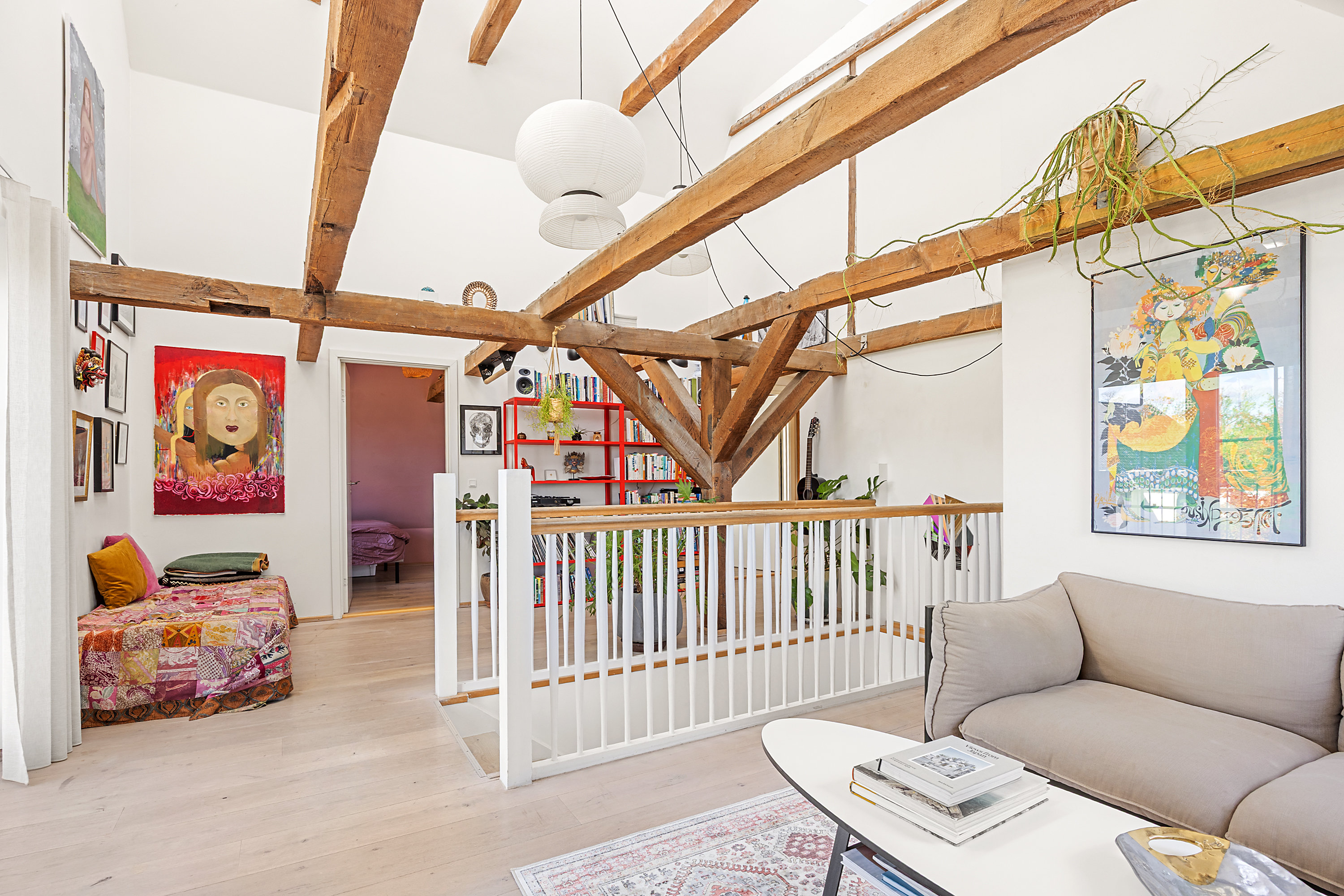 Fremhævet stue billede i fuldskærmstilstand. Billede af Krudtløbsvej 2D, 1439 København K