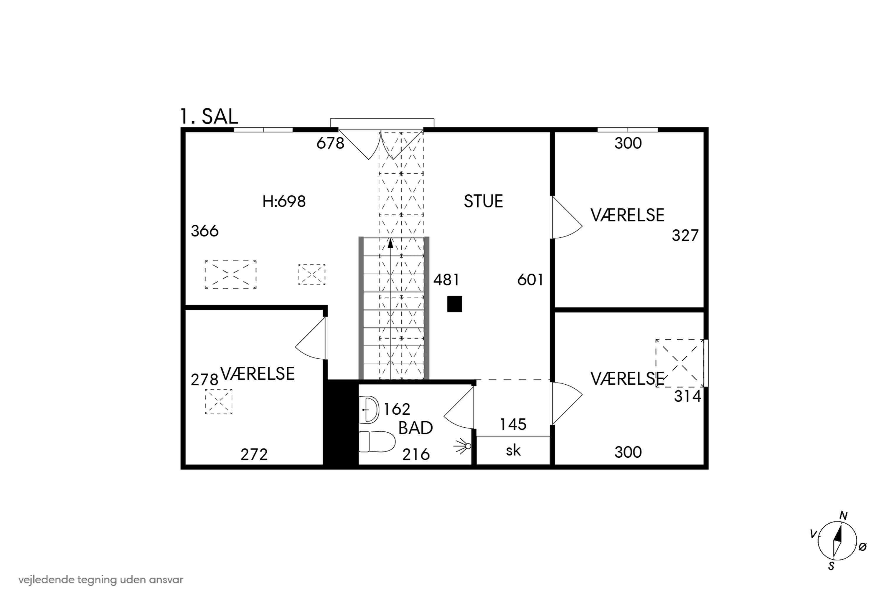 Plantegninger billede af Krudtløbsvej 2D, 1439 København K
