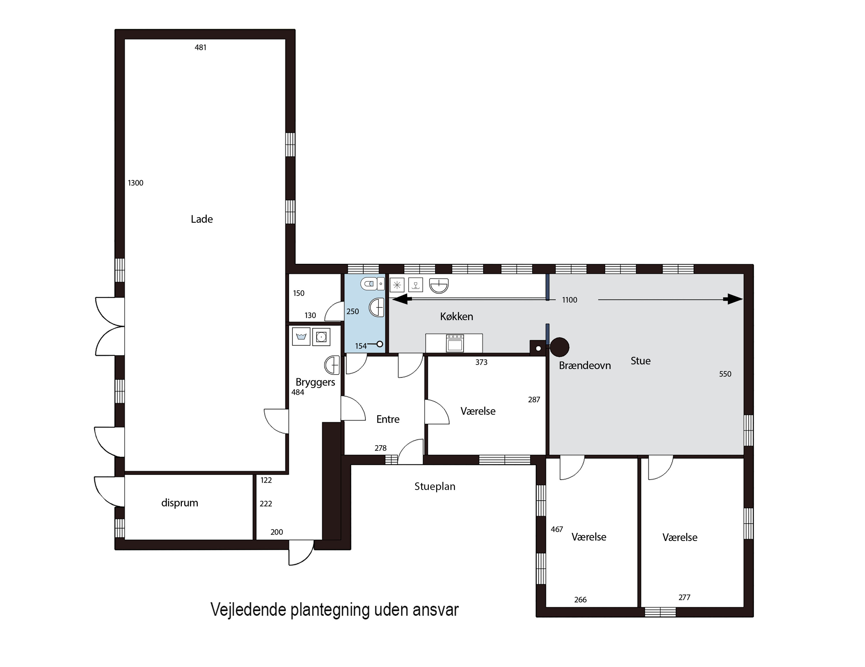 Plantegninger billede af Søbovej 3, Søbo, 5683 Haarby