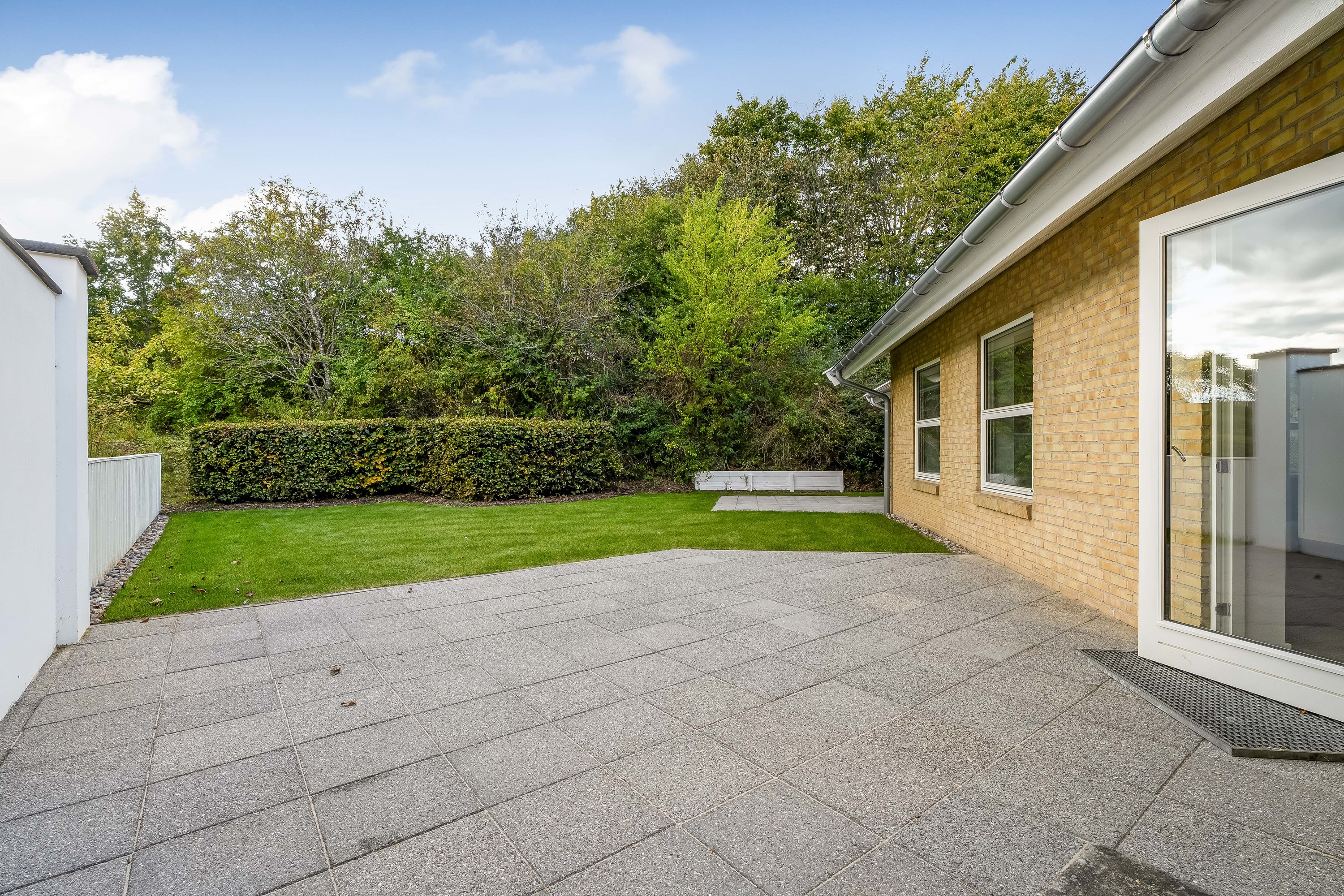 Fremhævet terrasse billede i fuldskærmstilstand. Billede af Ramsager 33B, 3230 Græsted