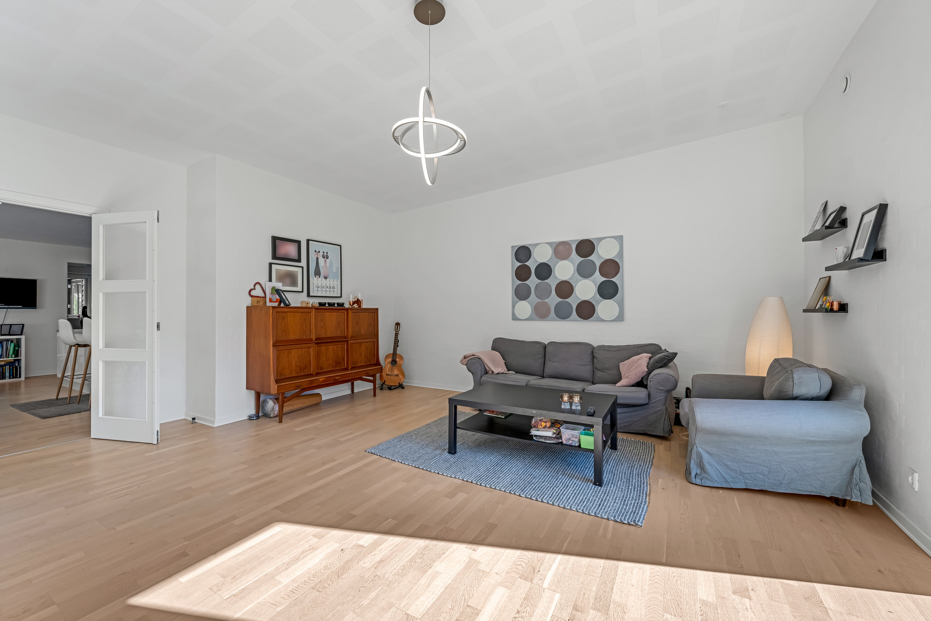 Fremhævet stue billede i fuldskærmstilstand. Billede af Ganeråparken 8, 6900 Skjern