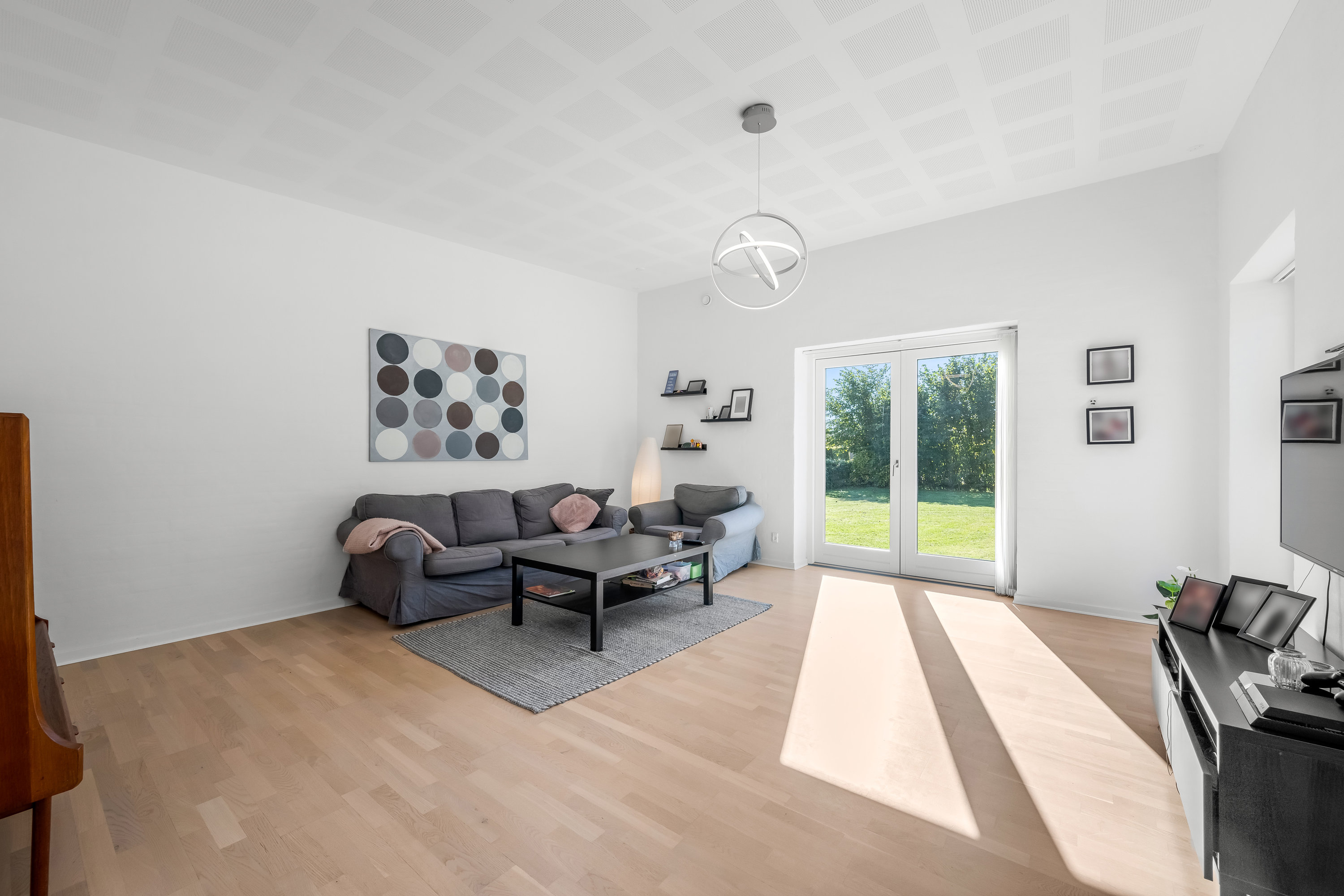 Fremhævet stue billede i fuldskærmstilstand. Billede af Ganeråparken 8, 6900 Skjern