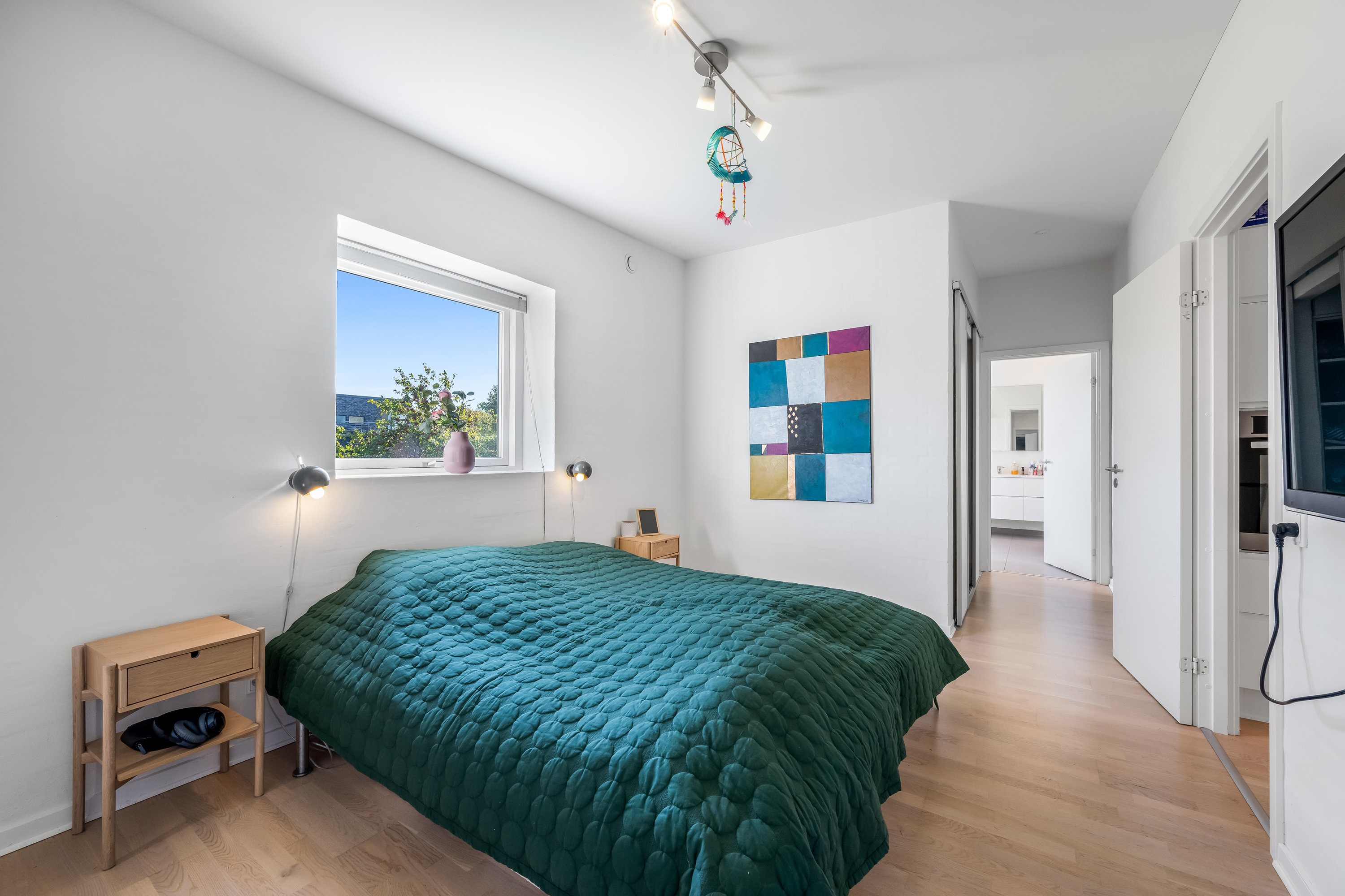 Fremhævet soveværelse billede i fuldskærmstilstand. Billede af Ganeråparken 8, 6900 Skjern