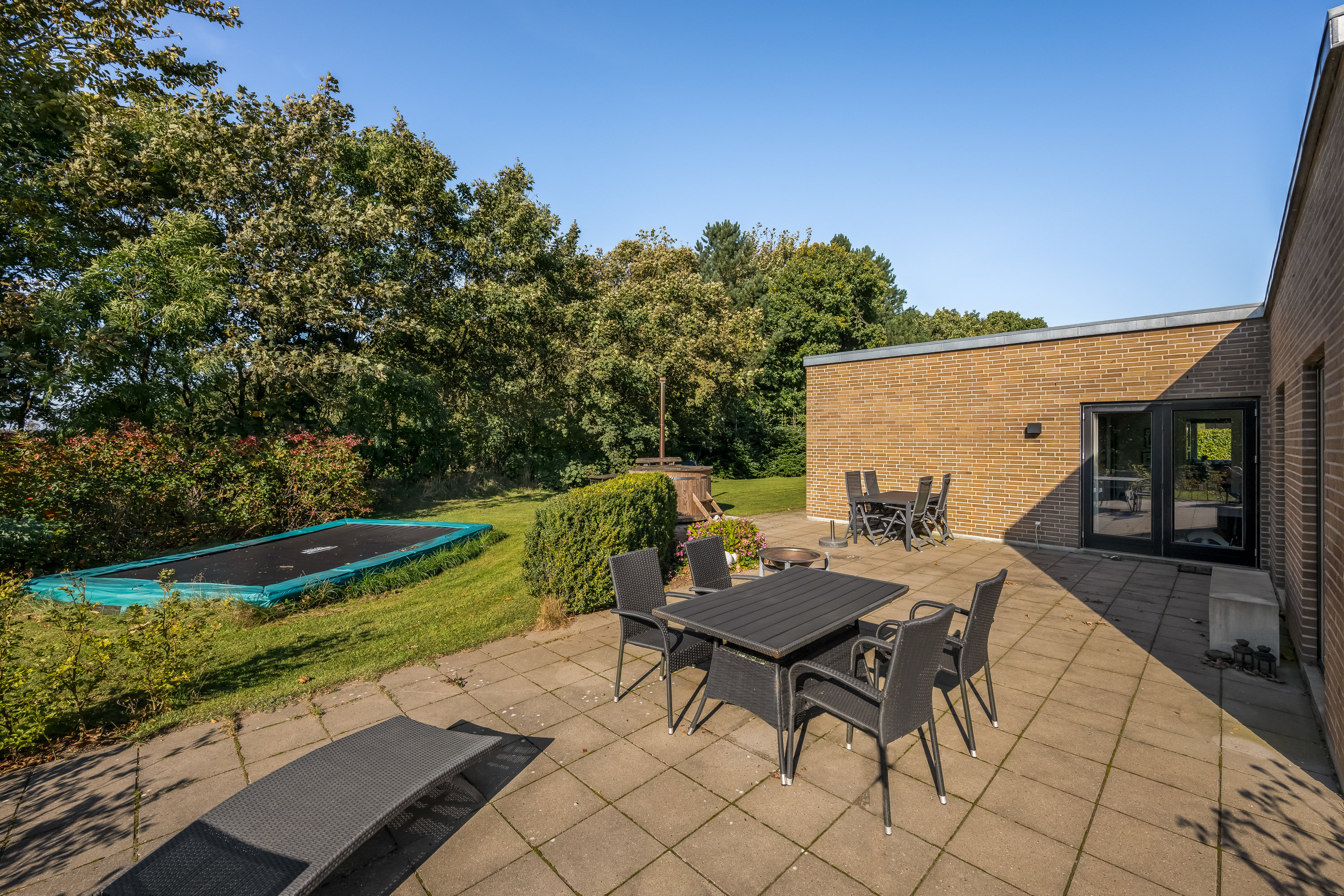 Fremhævet terrasse billede i fuldskærmstilstand. Billede af Ganeråparken 8, 6900 Skjern