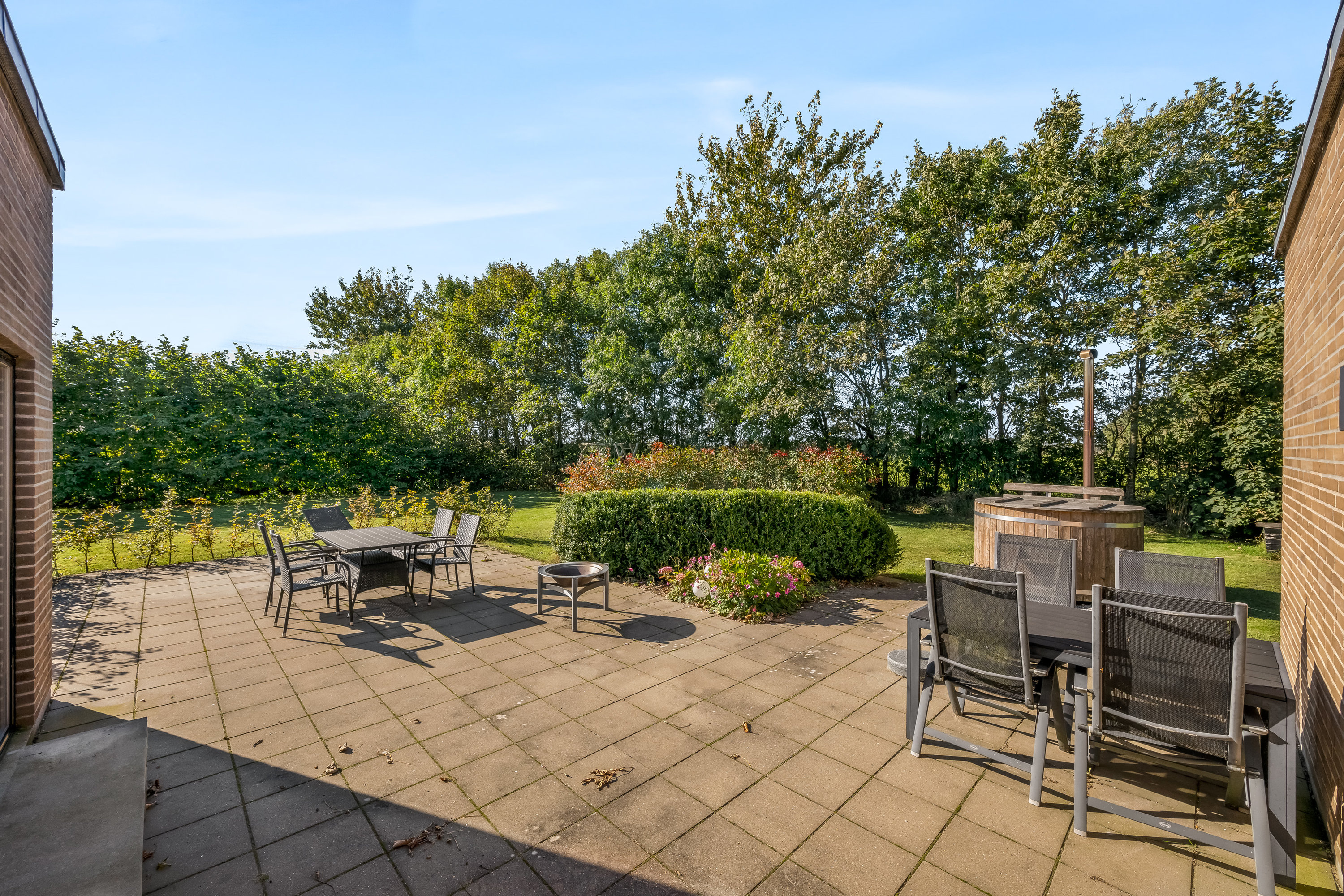 Fremhævet terrasse billede i fuldskærmstilstand. Billede af Ganeråparken 8, 6900 Skjern