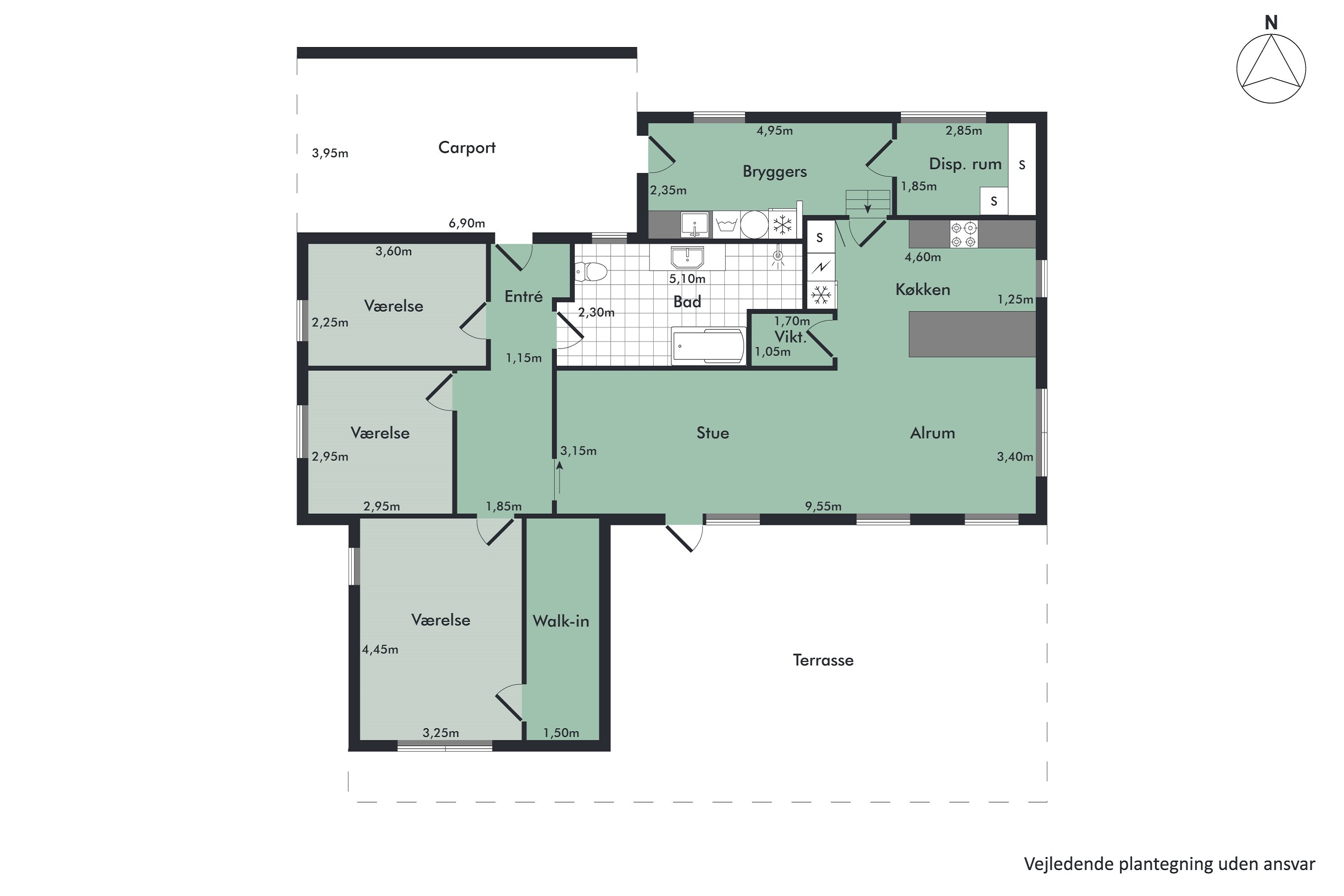 Plantegninger billede af Drastrup Skovvej 31, 9200 Aalborg SV