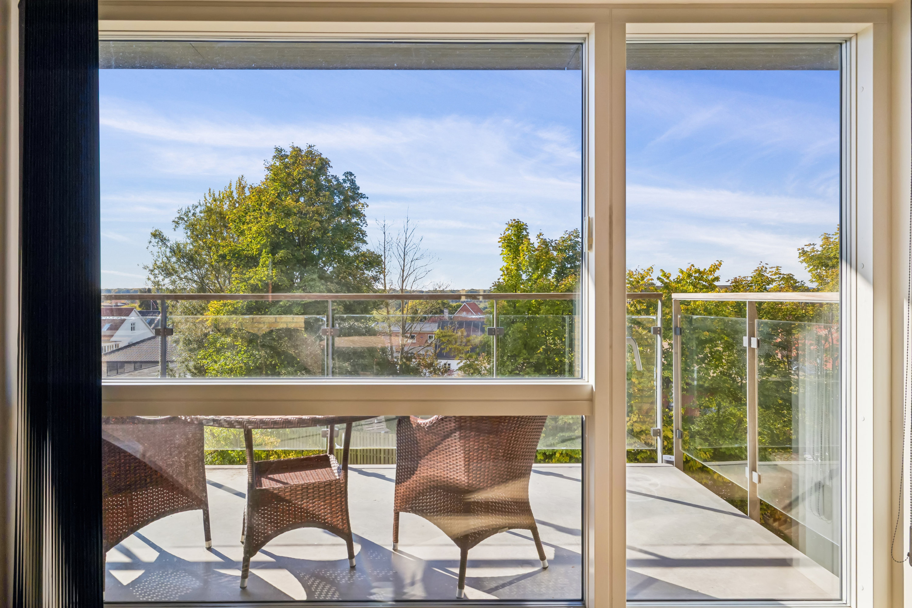 Fremhævet altan billede i fuldskærmstilstand. Billede af Mølleparken 13, 2. 10., 8660 Skanderborg