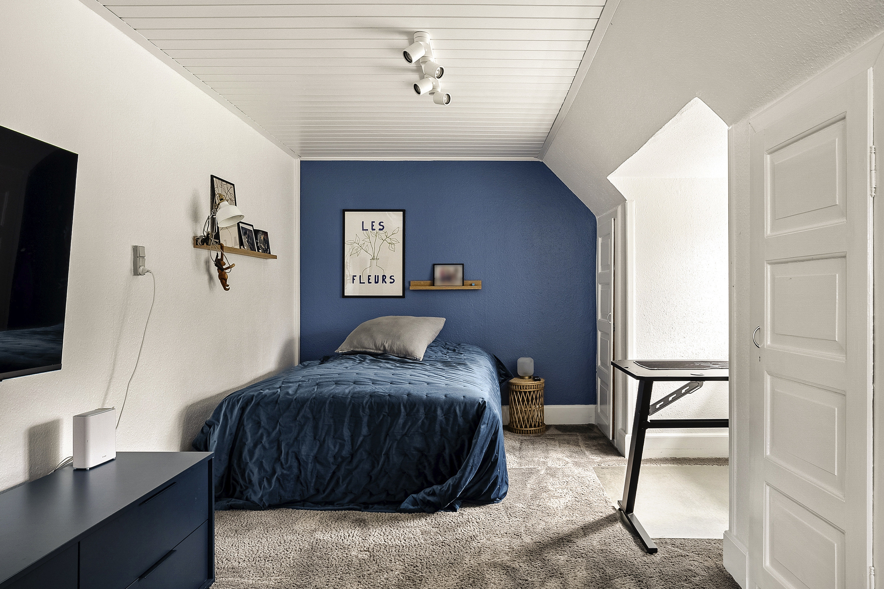 Fremhævet soveværelse billede i fuldskærmstilstand. Billede af Søndergade 23, 8783 Hornsyld