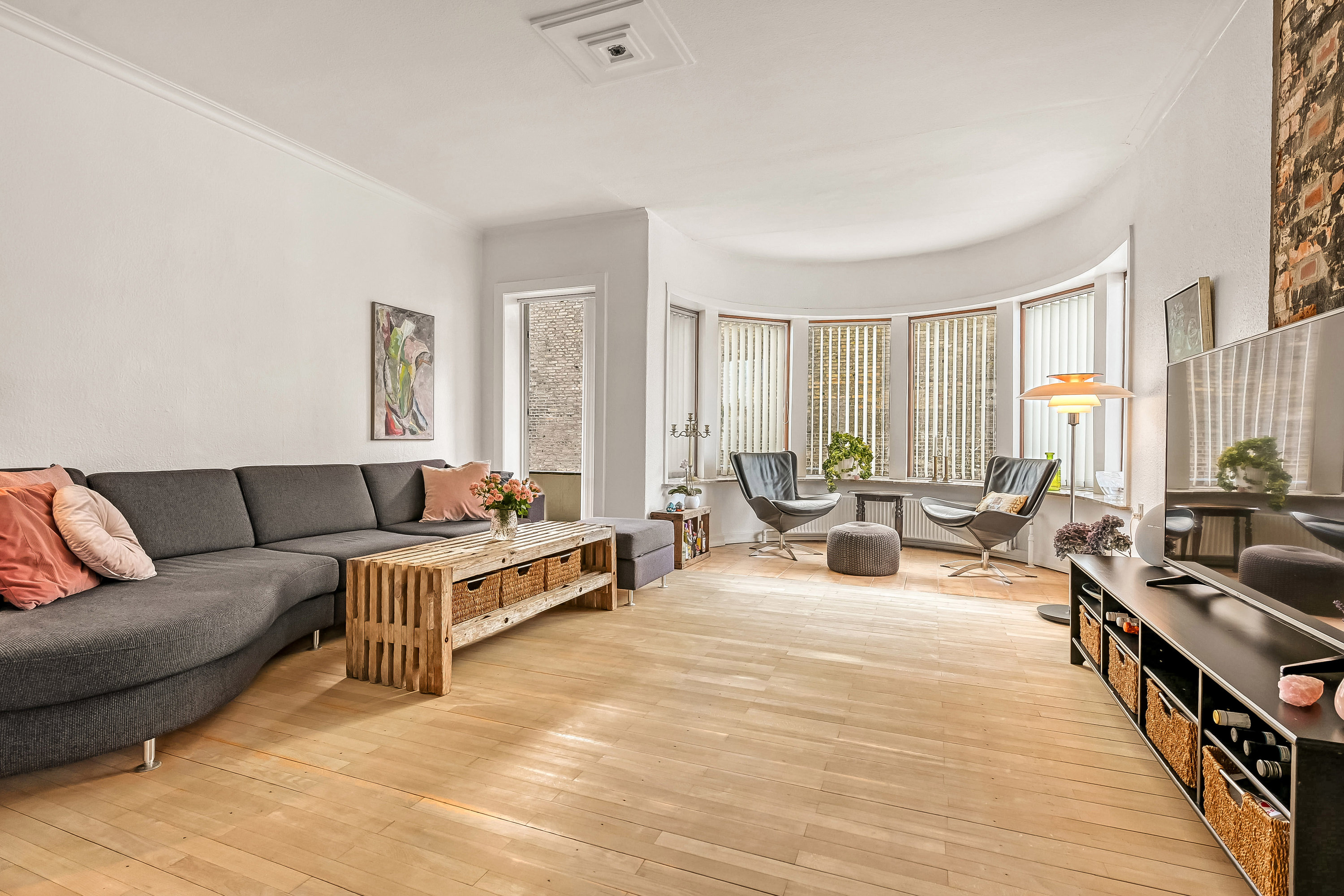 Fremhævet stue billede i fuldskærmstilstand. Billede af Strandbygade 79, st.., 6700 Esbjerg