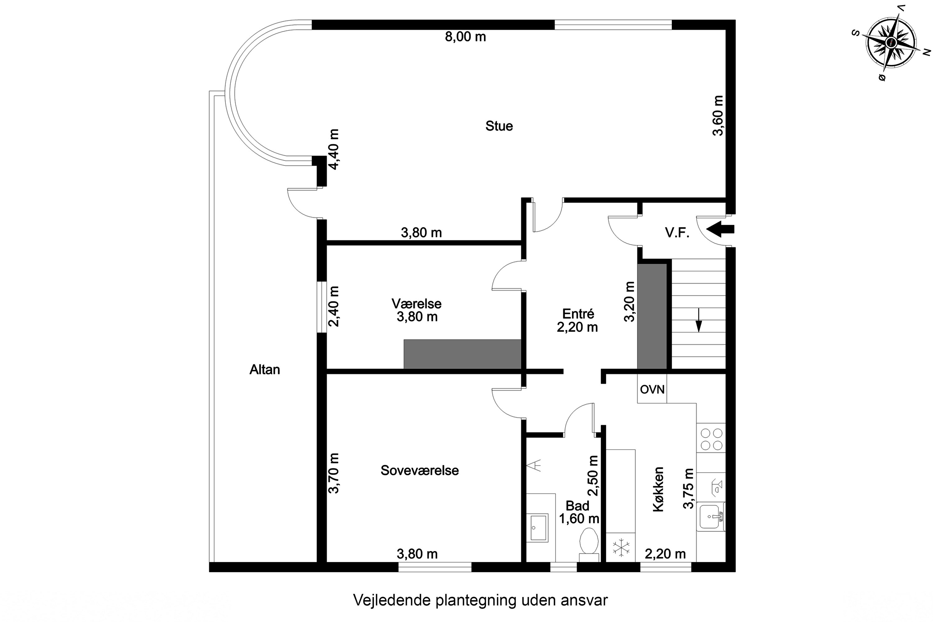 Plantegninger billede af Strandbygade 79, st.., 6700 Esbjerg