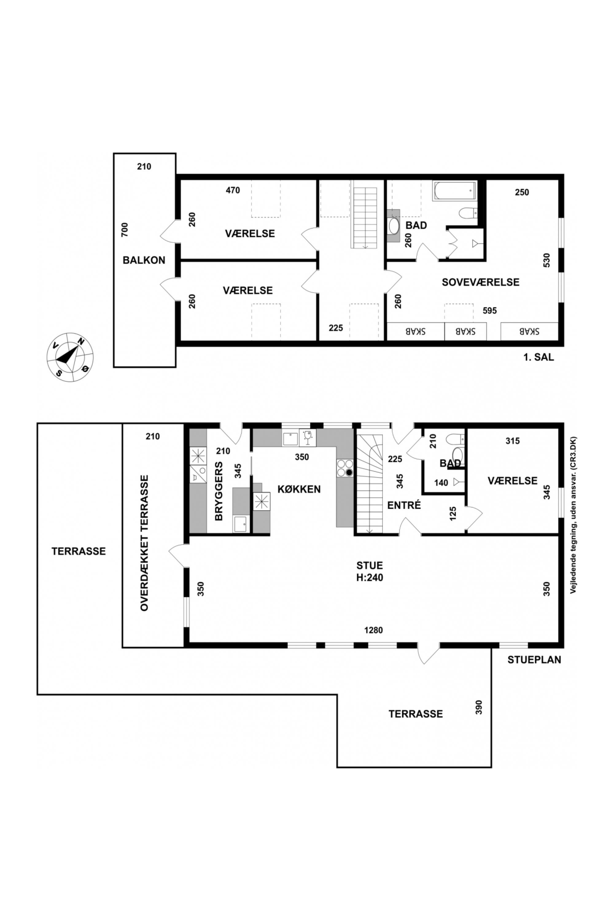 Plantegninger billede af Hjortevænget 34, 3450 Allerød
