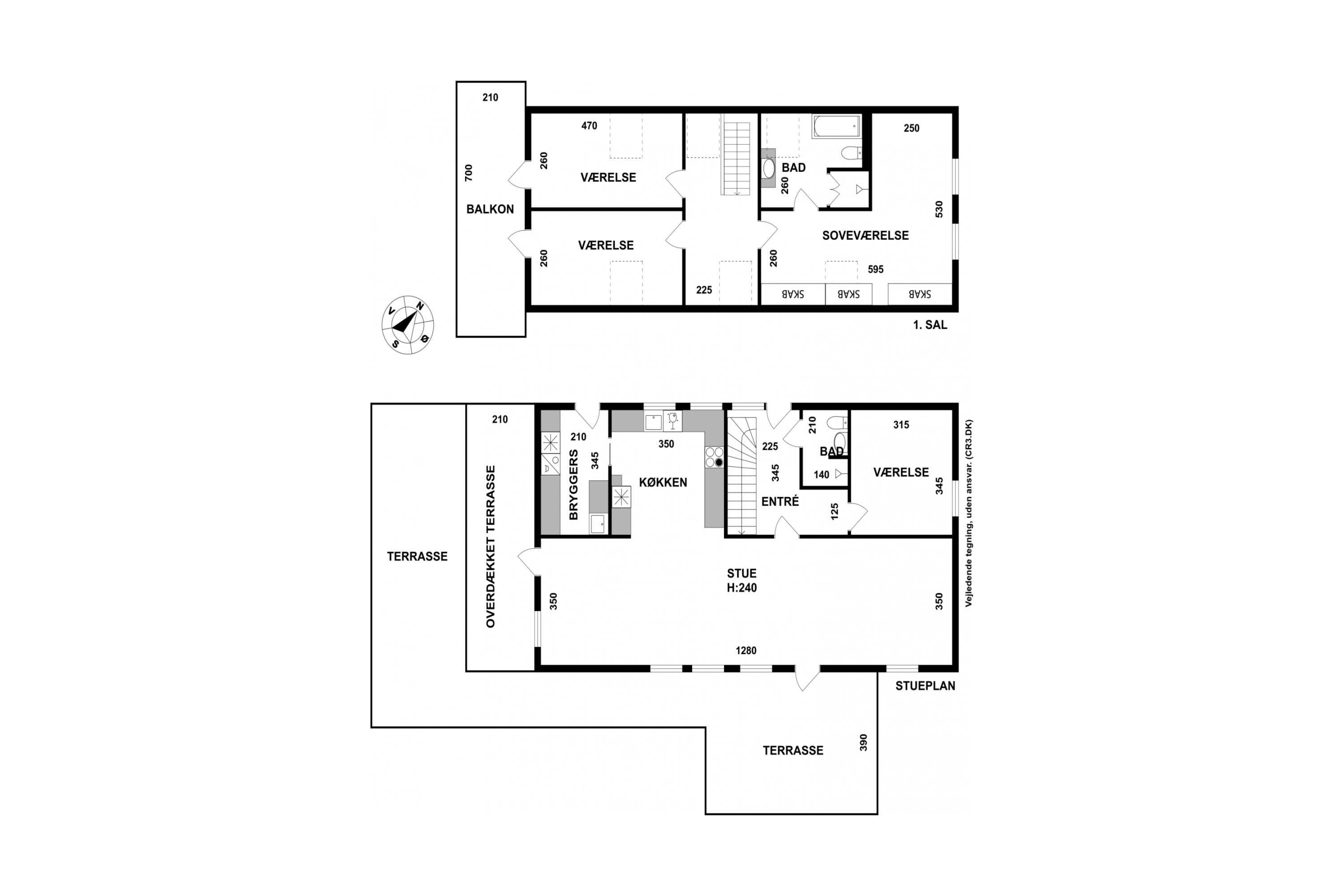 Plantegninger billede af Hjortevænget 34, 3450 Allerød
