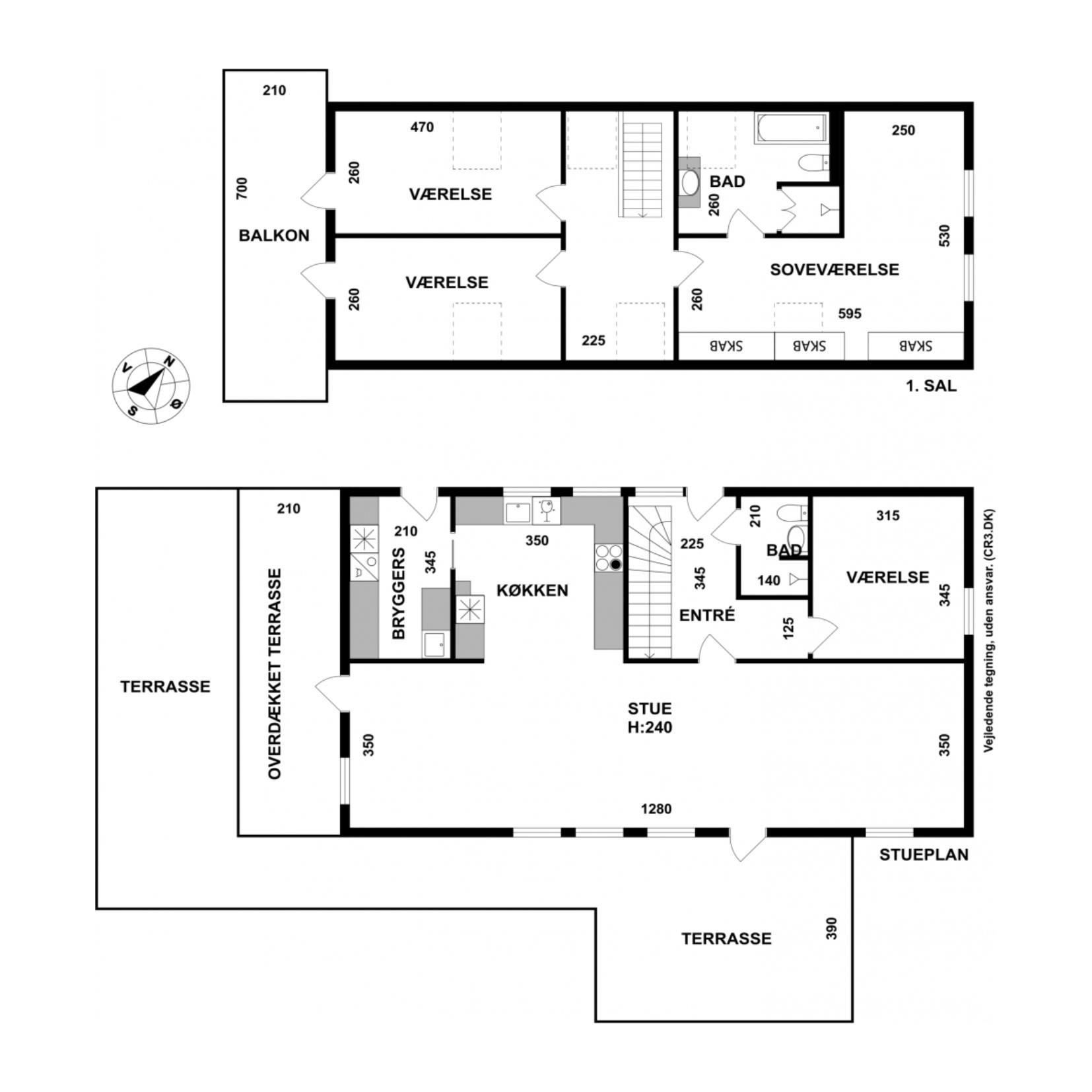 Plantegninger billede af Hjortevænget 34, 3450 Allerød