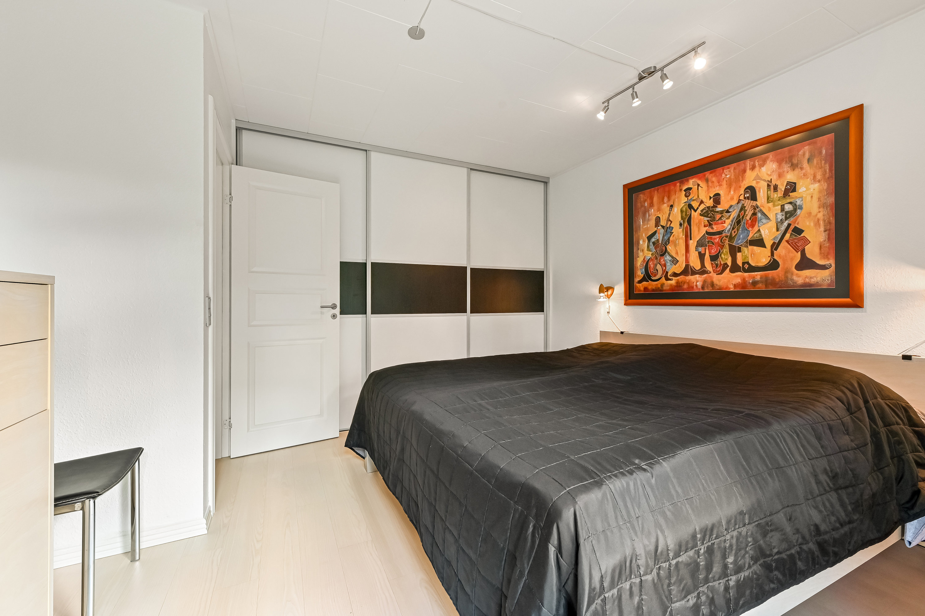 Fremhævet soveværelse billede i fuldskærmstilstand. Billede af Straussvej 11, 7400 Herning