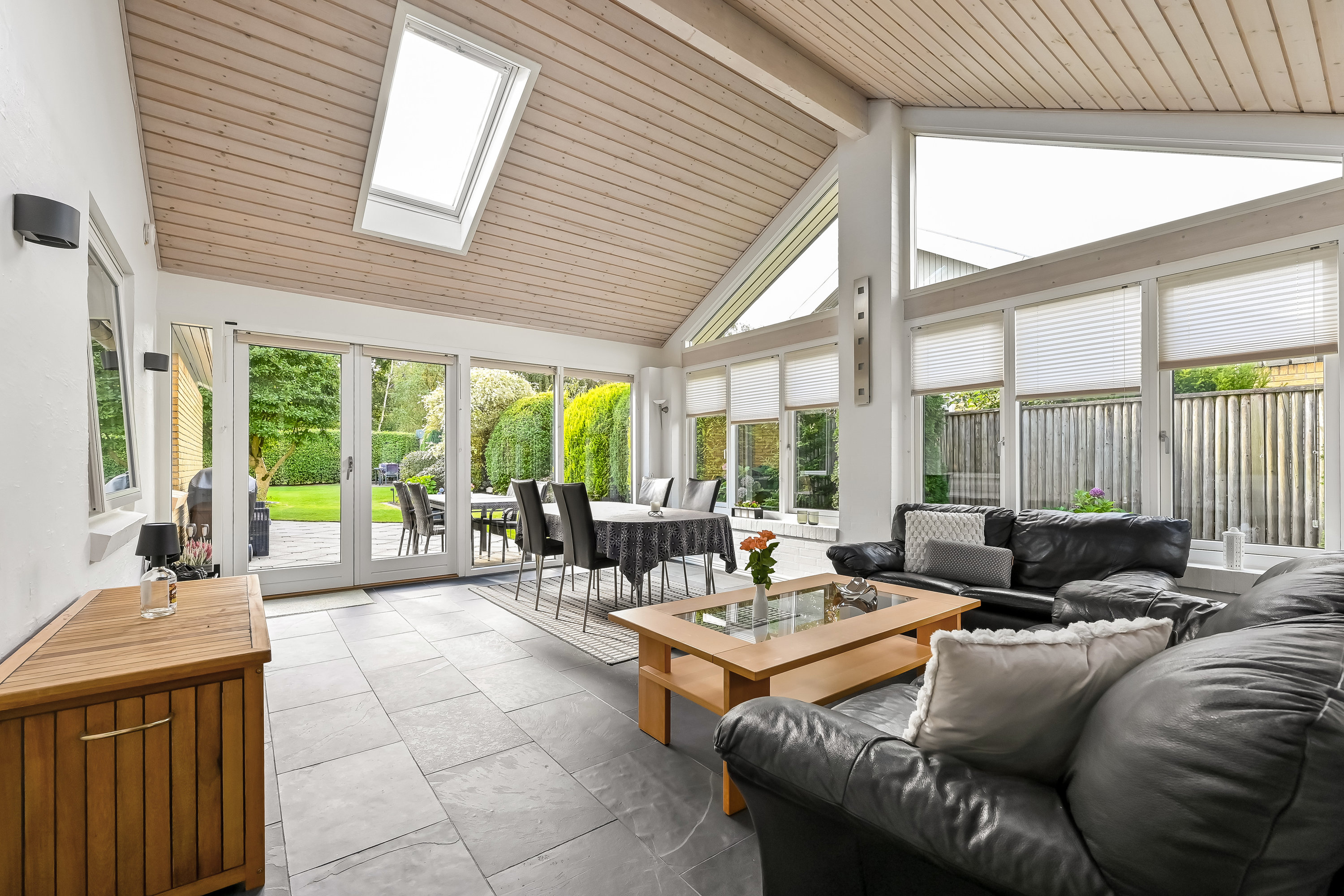 Fremhævet udestue billede i fuldskærmstilstand. Billede af Straussvej 11, 7400 Herning