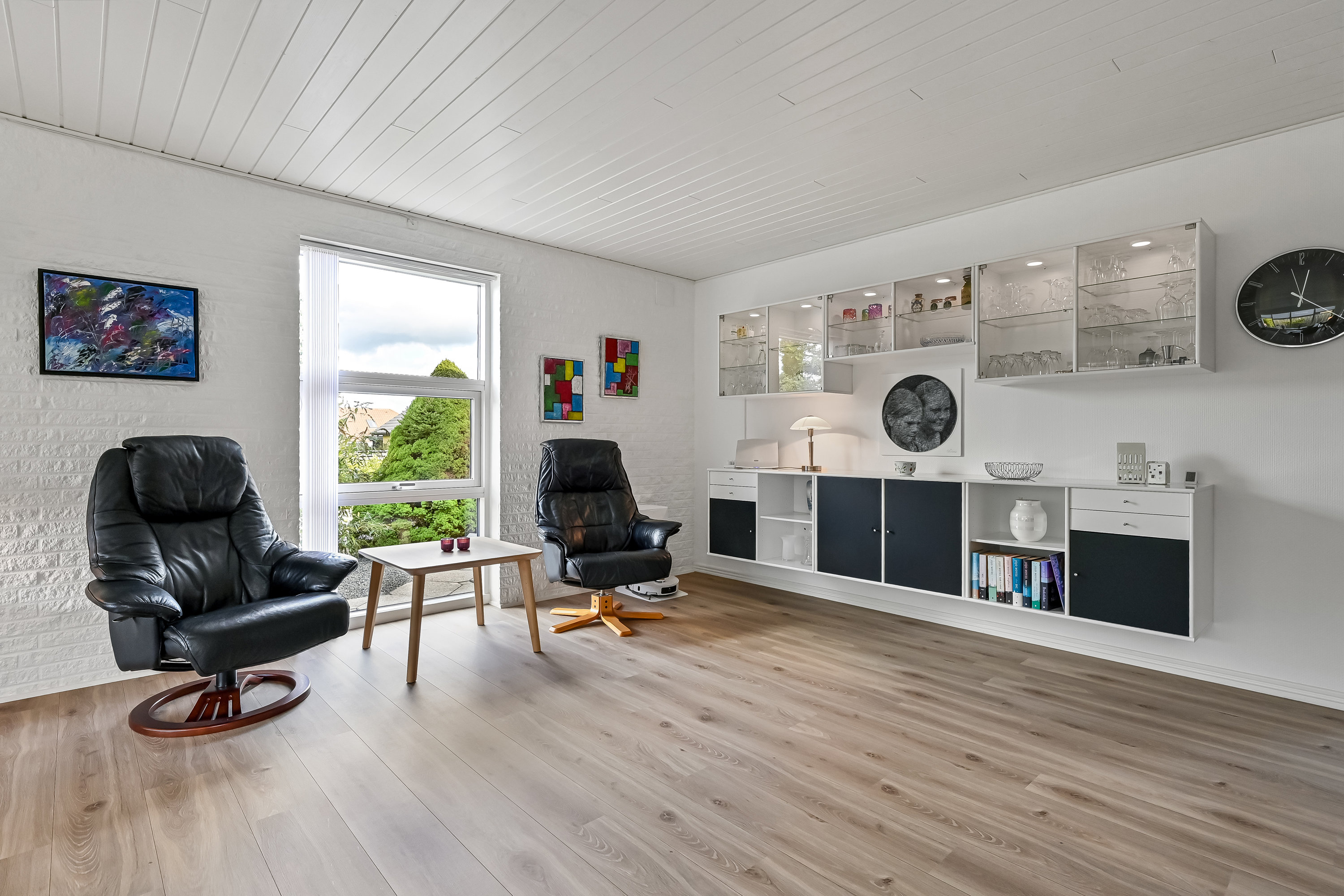 Fremhævet stue billede i fuldskærmstilstand. Billede af Straussvej 11, 7400 Herning