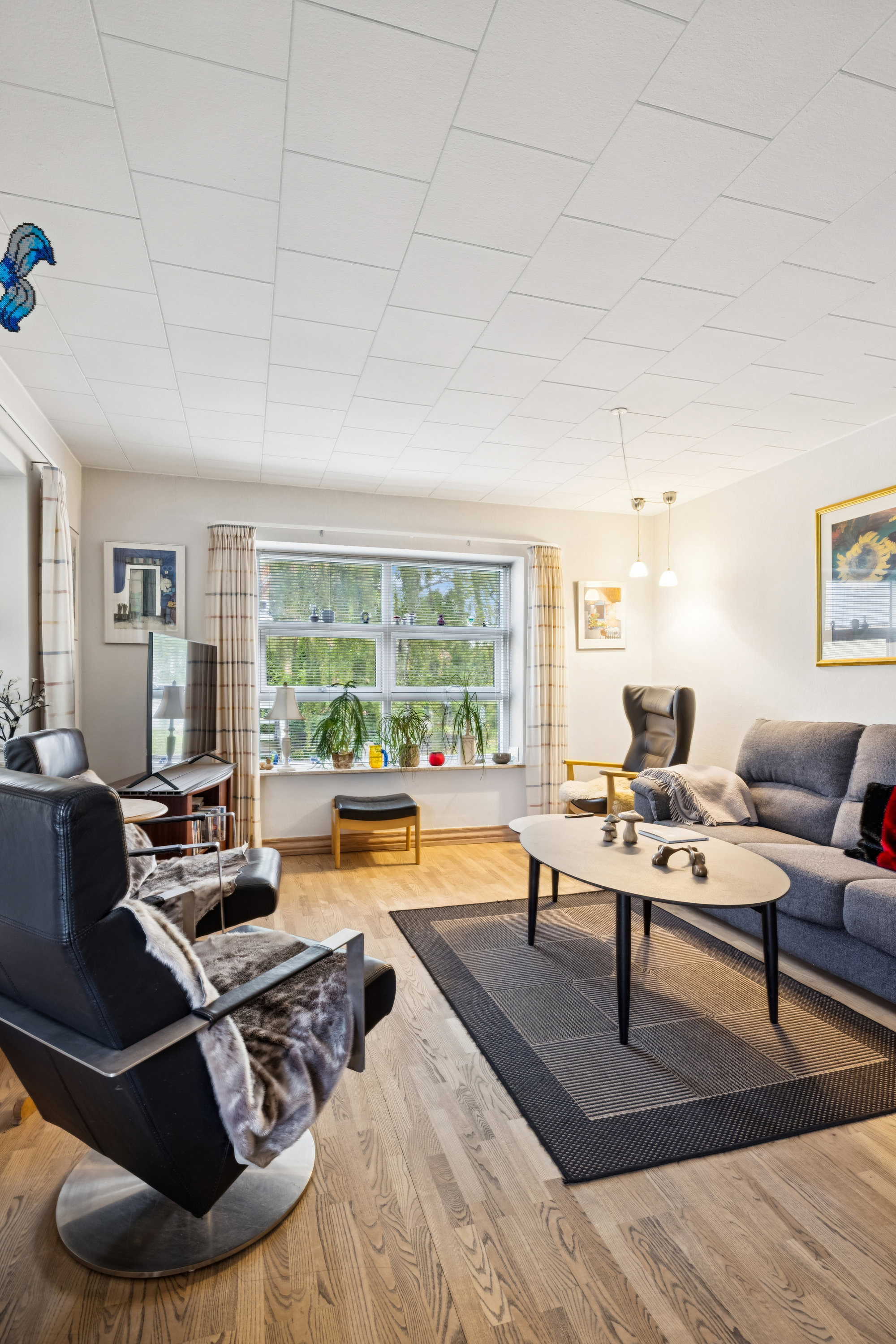 Fremhævet stue billede i fuldskærmstilstand. Billede af Nygade 7, 8550 Ryomgård