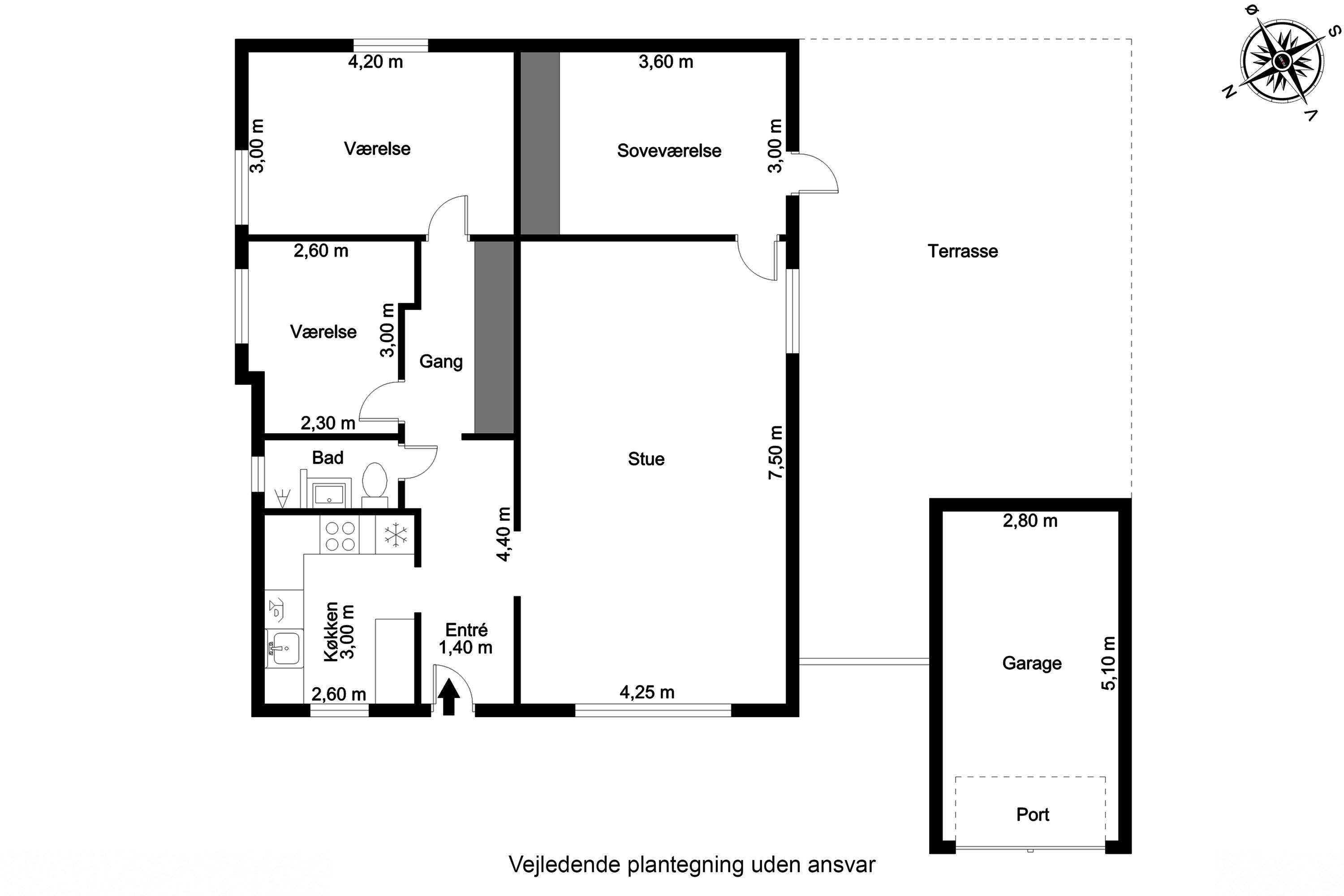 Plantegninger billede af Højlunds Alle 17, 6710 Esbjerg V