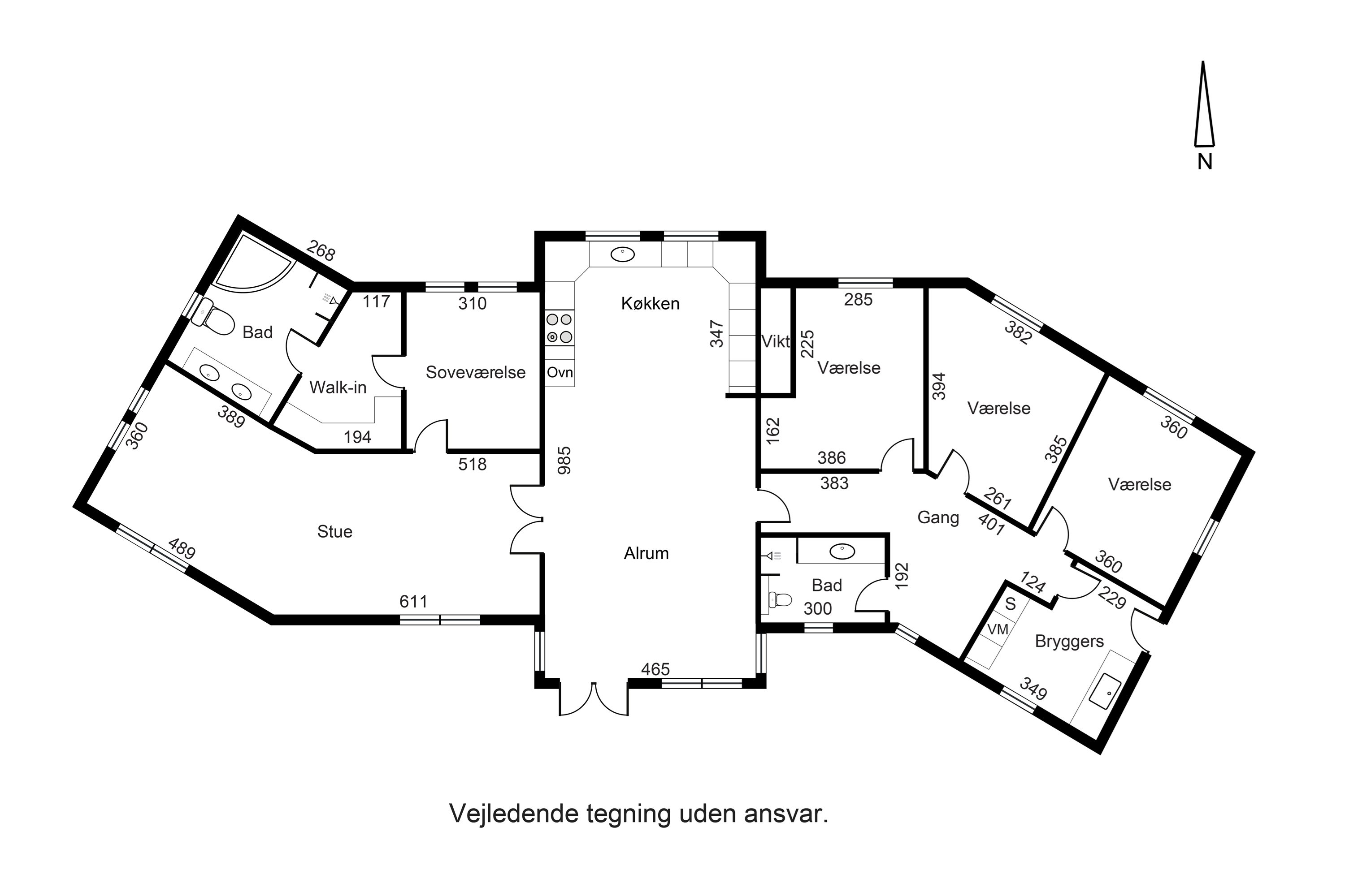 Plantegninger billede af Haugled 4, 7300 Jelling