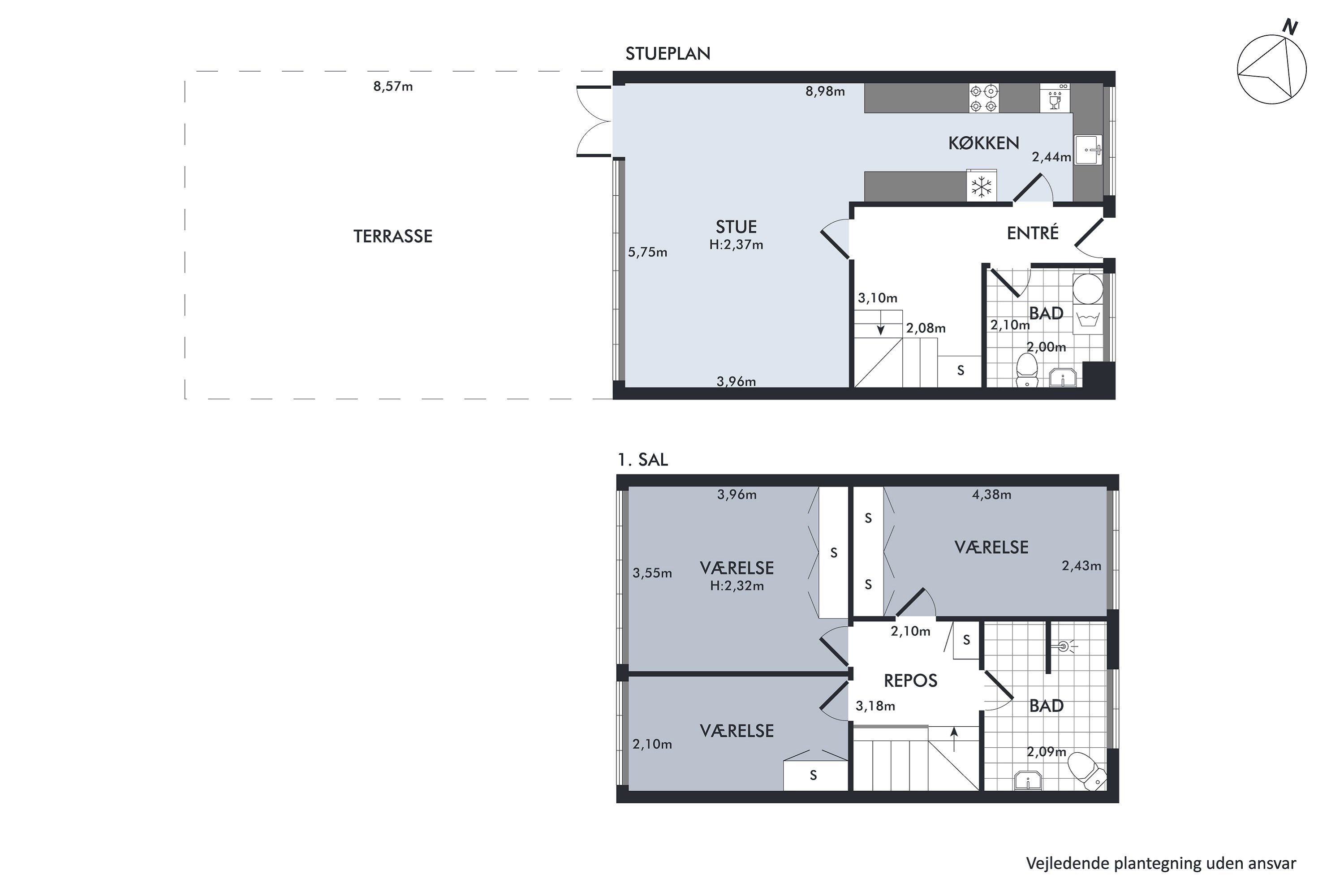 Plantegninger billede af Vigerslevstræde 6, 2500 Valby