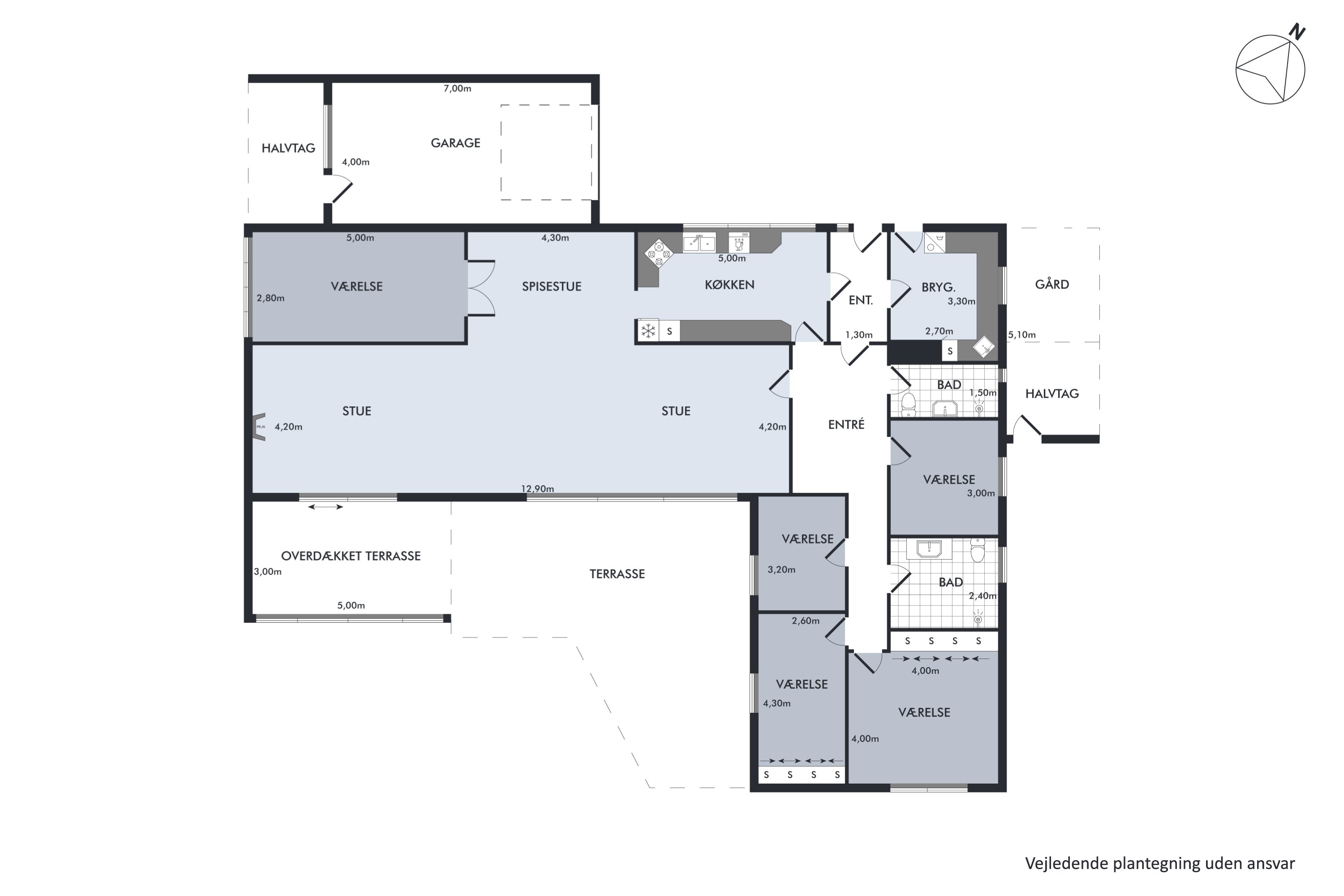 Plantegninger billede af Solsikkemarken 4, 2680 Solrød Strand