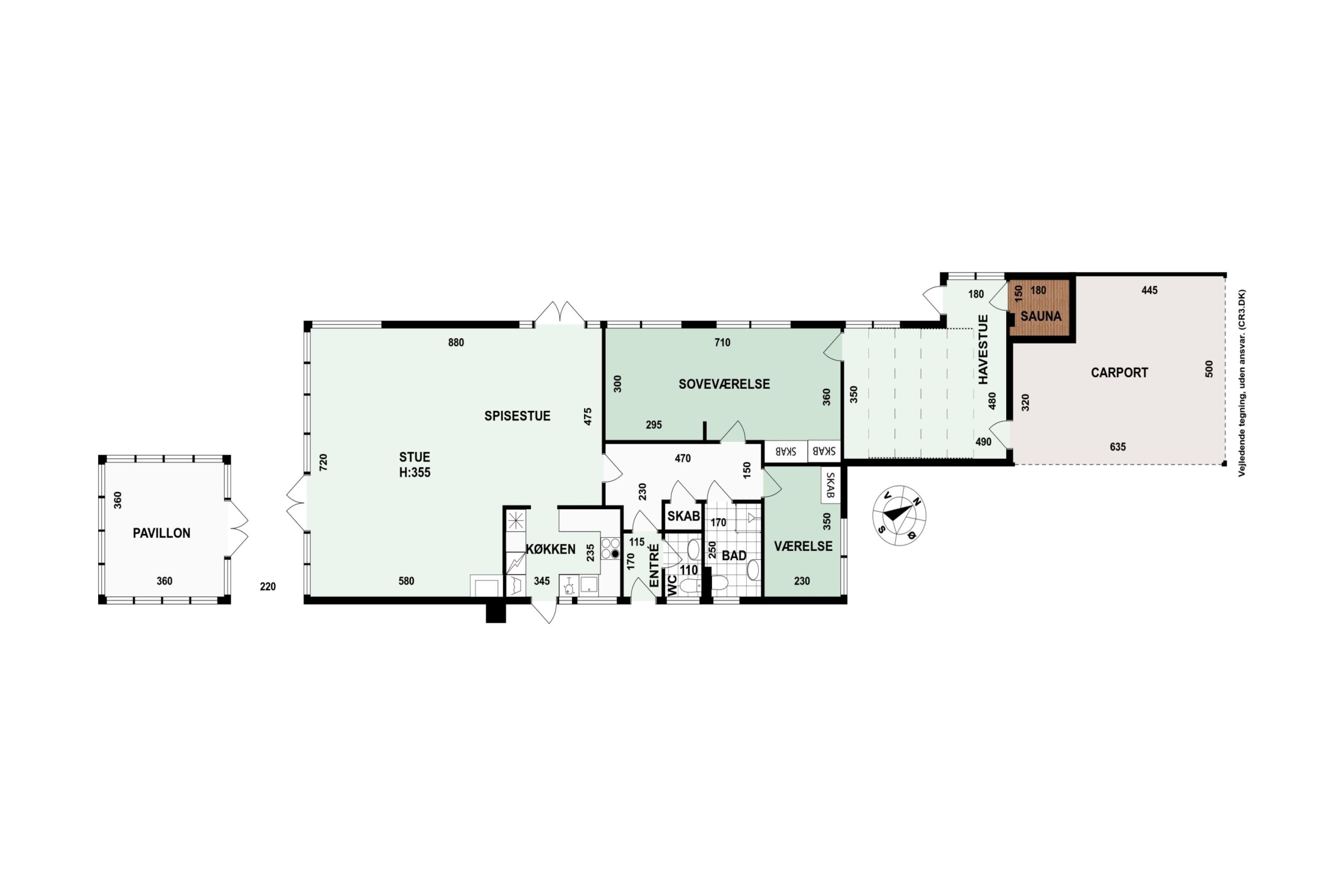 Plantegninger billede af Nordre Strandvej 447A, 3100 Hornbæk
