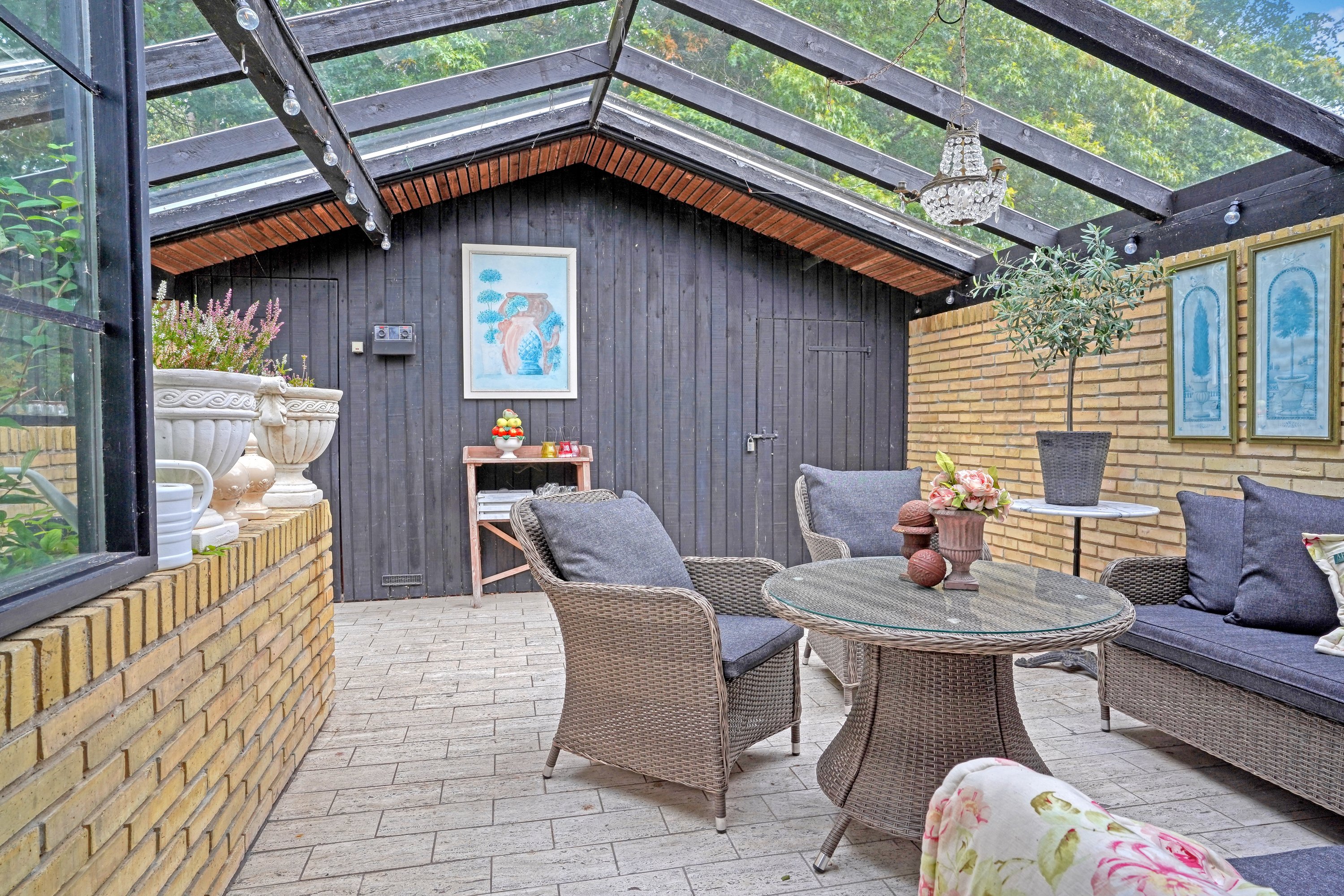 Fremhævet terrasse billede i fuldskærmstilstand. Billede af Nordre Strandvej 447A, 3100 Hornbæk