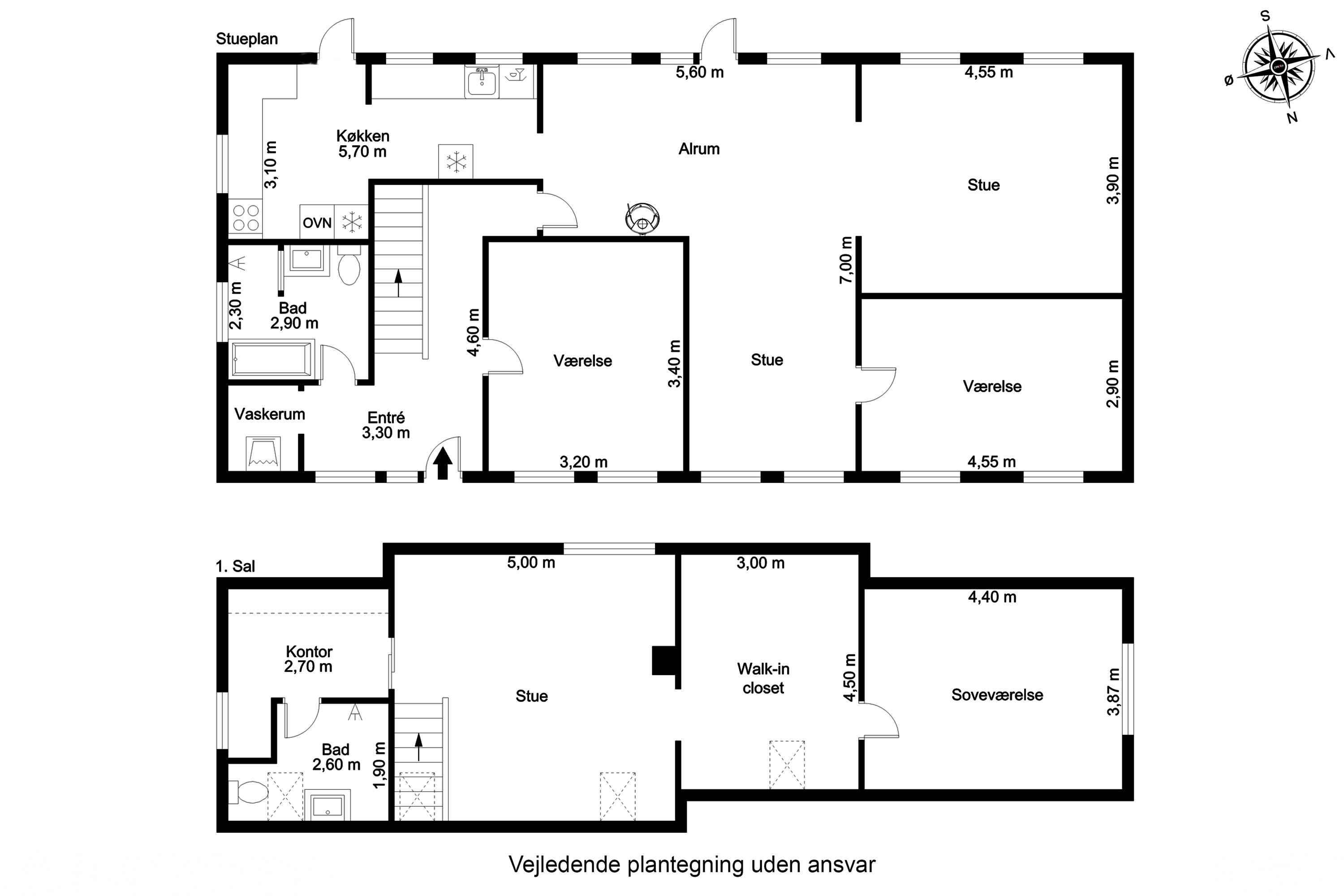 Plantegninger billede af Birkevej 7, 8543 Hornslet