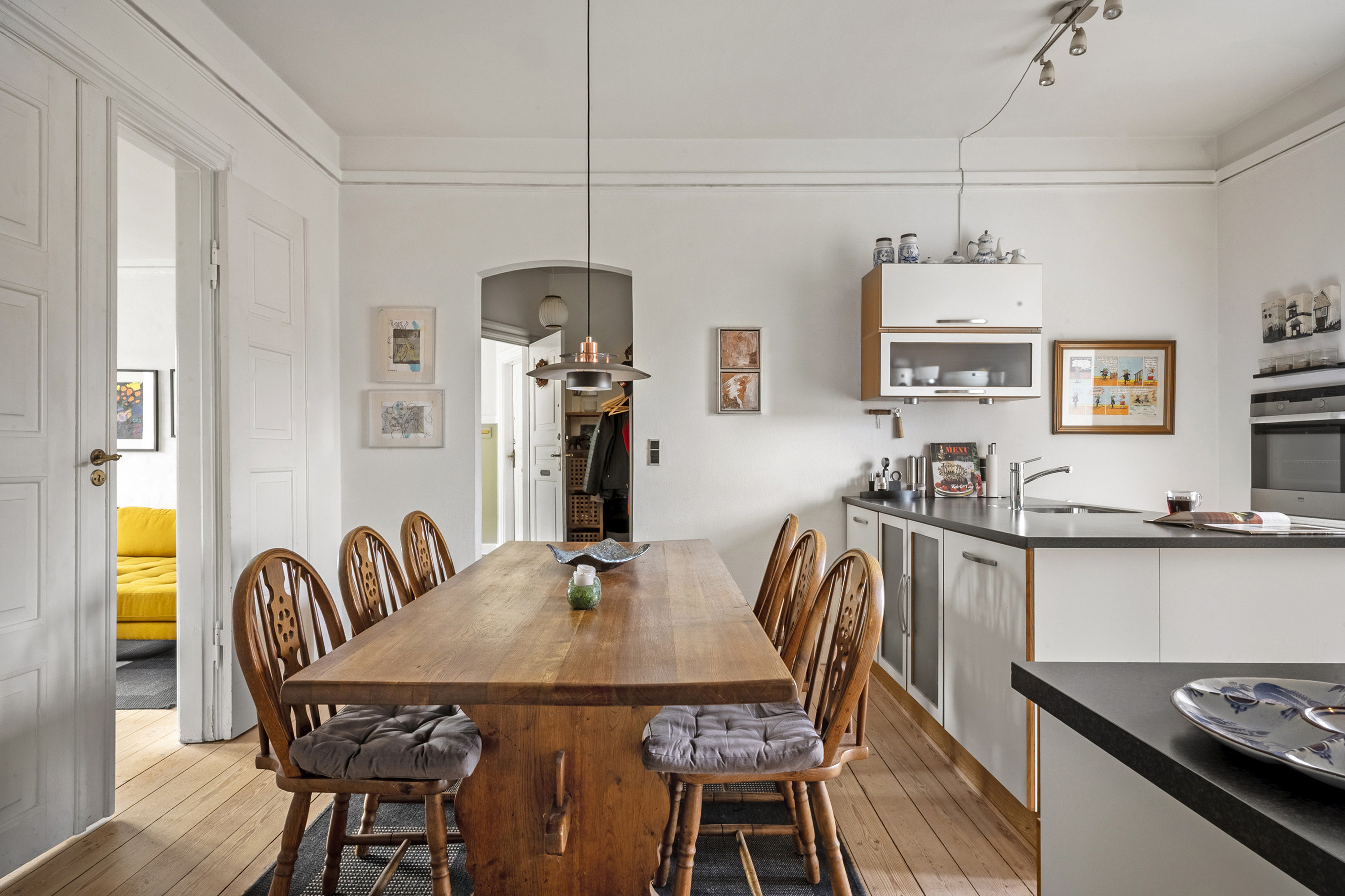 Fremhævet spisestue billede i fuldskærmstilstand. Billede af Sundvej 1, 3. th., 8700 Horsens