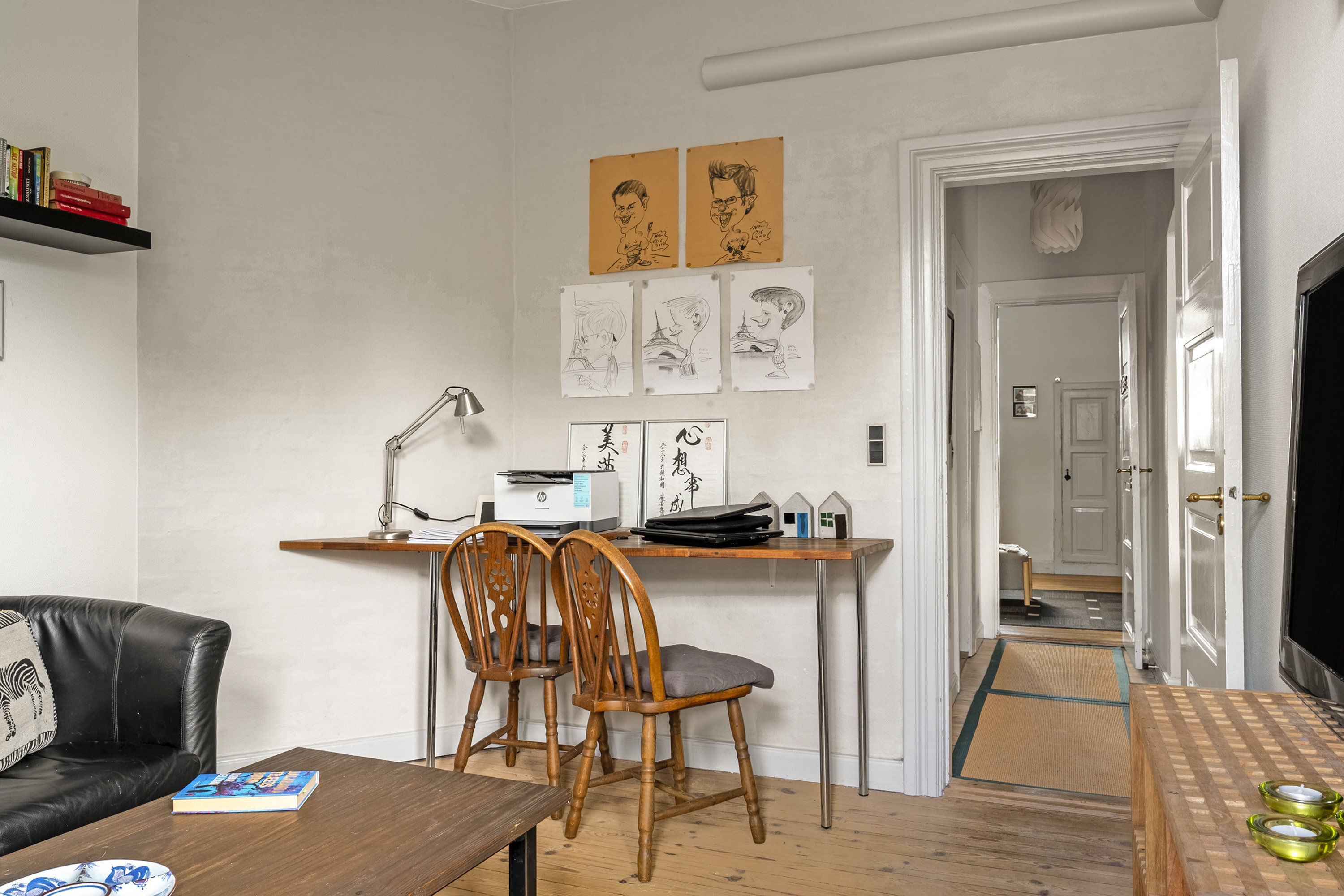 Fremhævet stue billede i fuldskærmstilstand. Billede af Sundvej 1, 3. th., 8700 Horsens