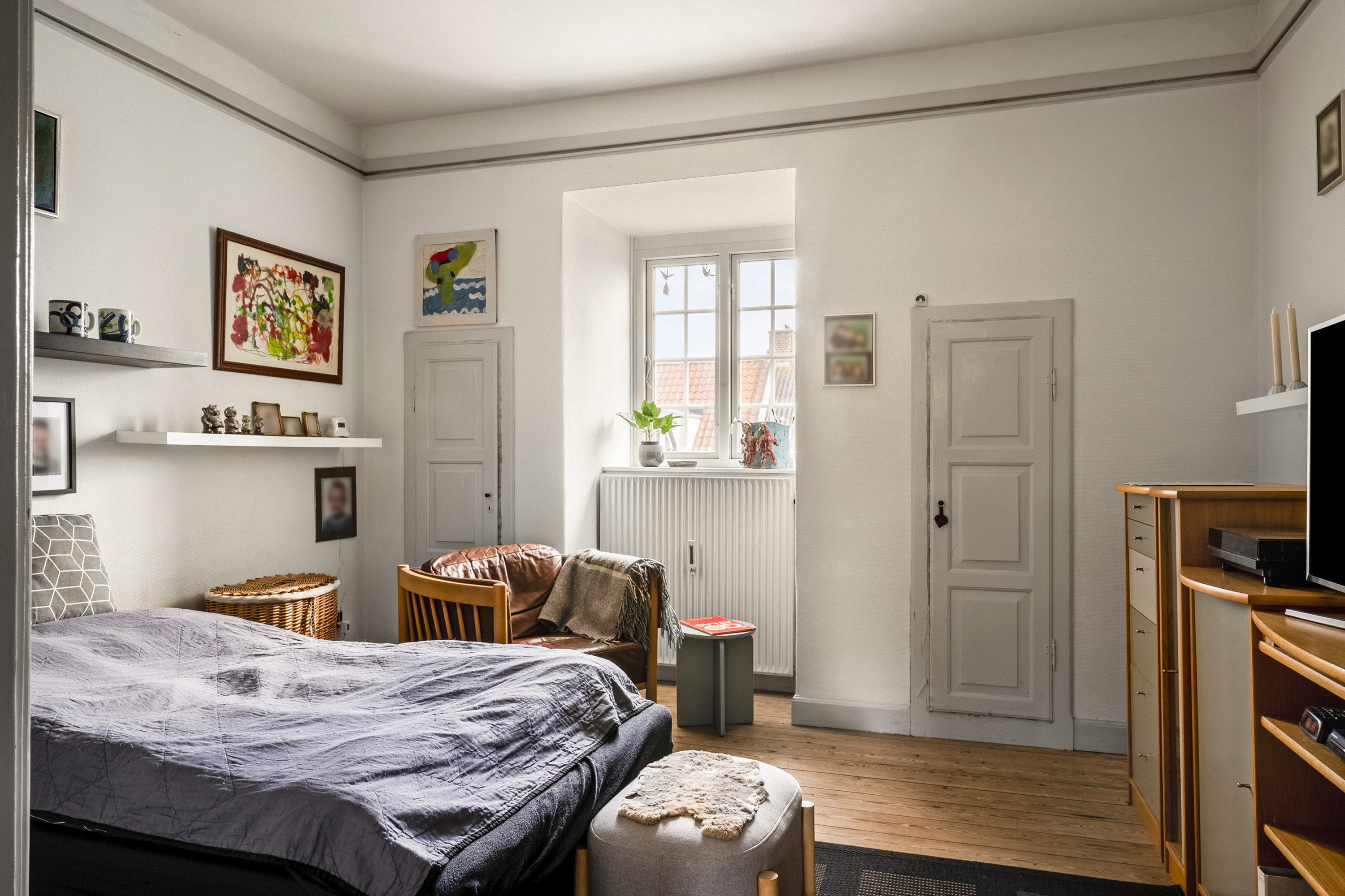 Fremhævet soveværelse billede i fuldskærmstilstand. Billede af Sundvej 1, 3. th., 8700 Horsens
