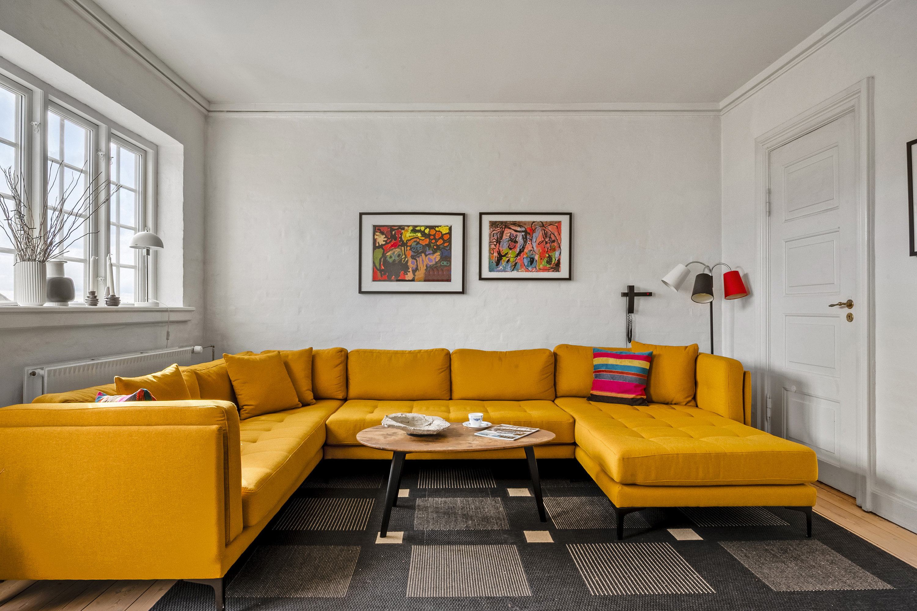 Fremhævet stue billede i fuldskærmstilstand. Billede af Sundvej 1, 3. th., 8700 Horsens