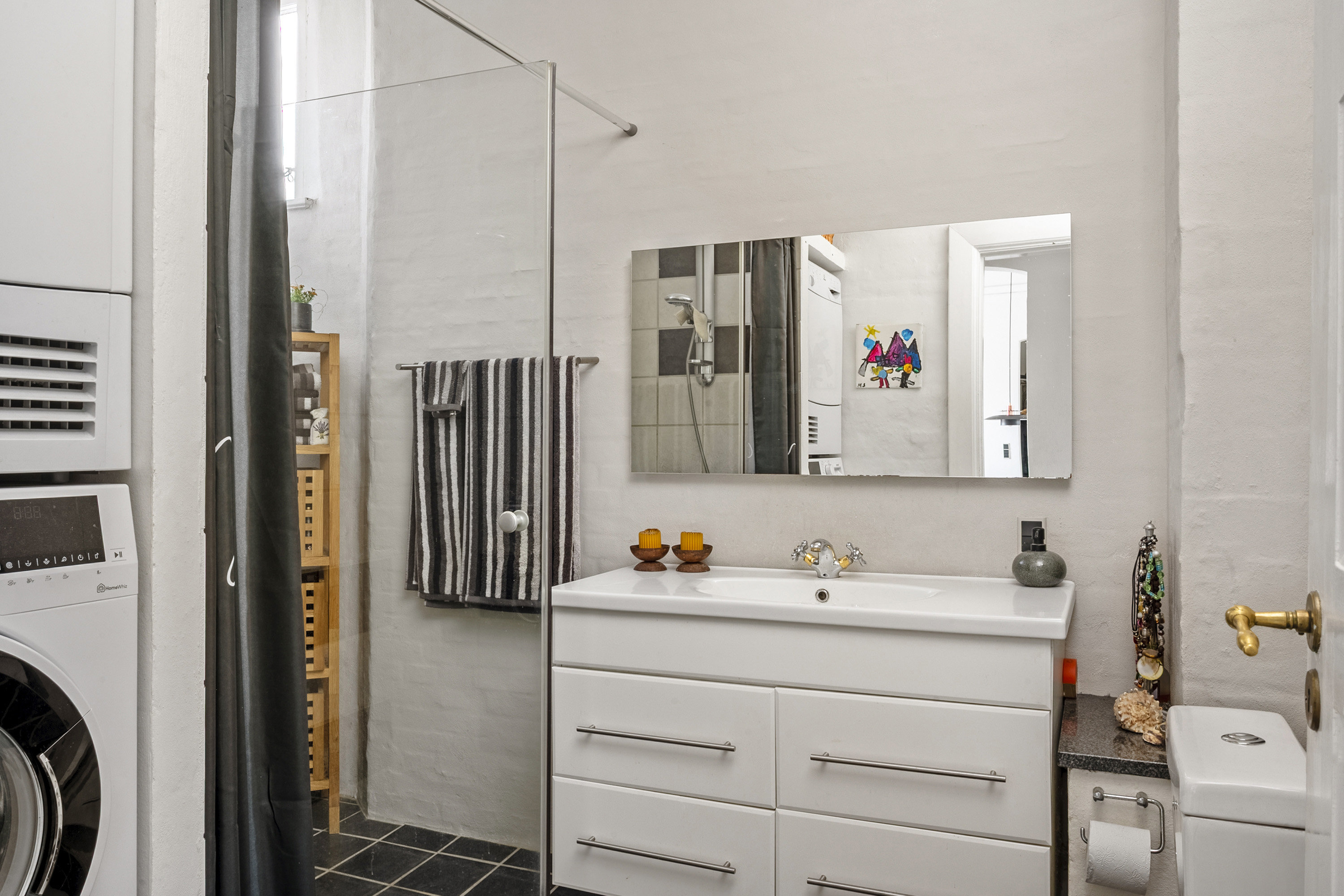 Fremhævet badeværelse billede i fuldskærmstilstand. Billede af Sundvej 1, 3. th., 8700 Horsens