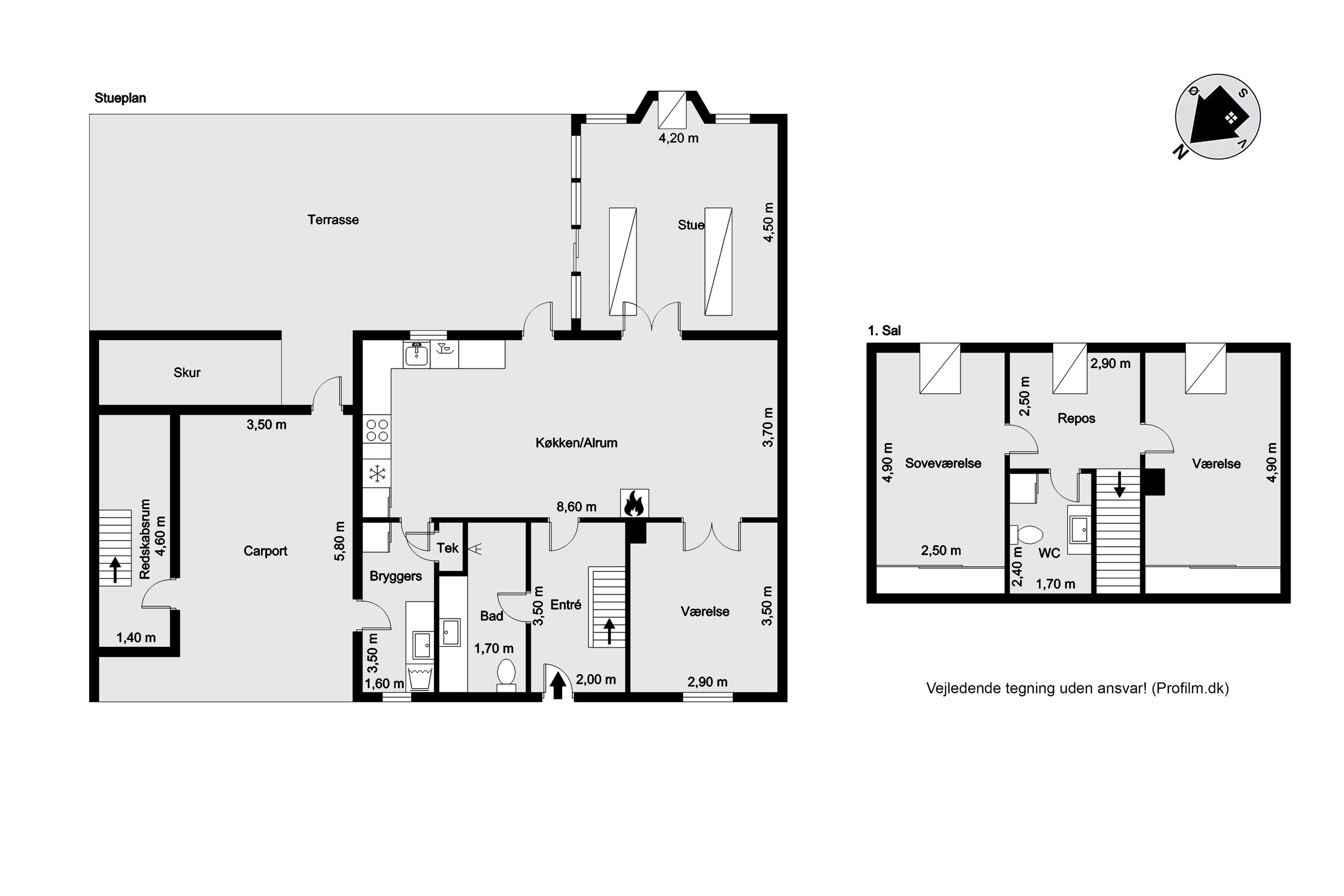 Plantegninger billede af Kobberupvej 207, Mejrup, 7500 Holstebro
