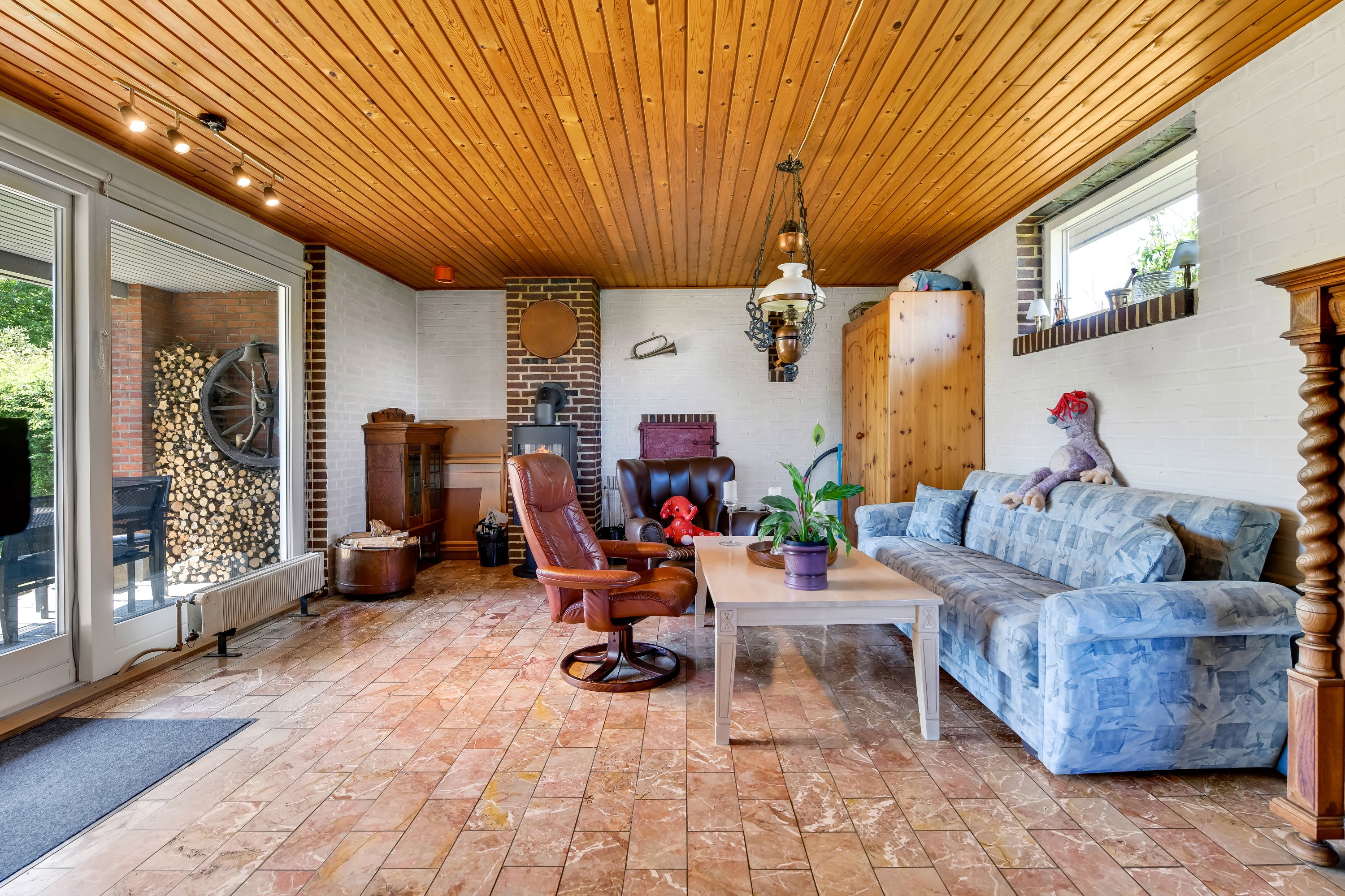 Fremhævet stue billede i fuldskærmstilstand. Billede af Kløverengen 2, Nordby, 6720 Fanø