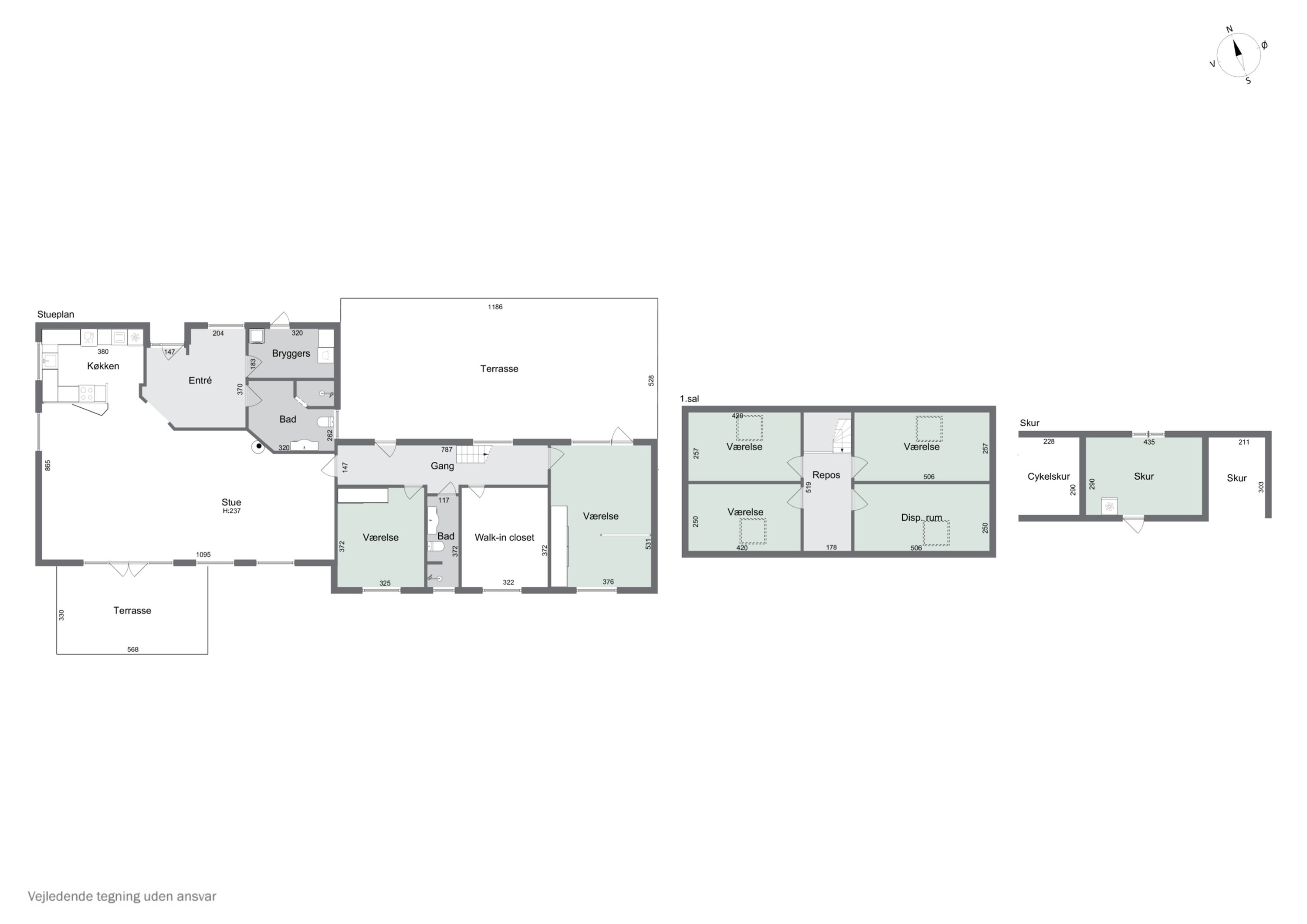 Plantegninger billede af Vedbendvej 15, 5550 Langeskov