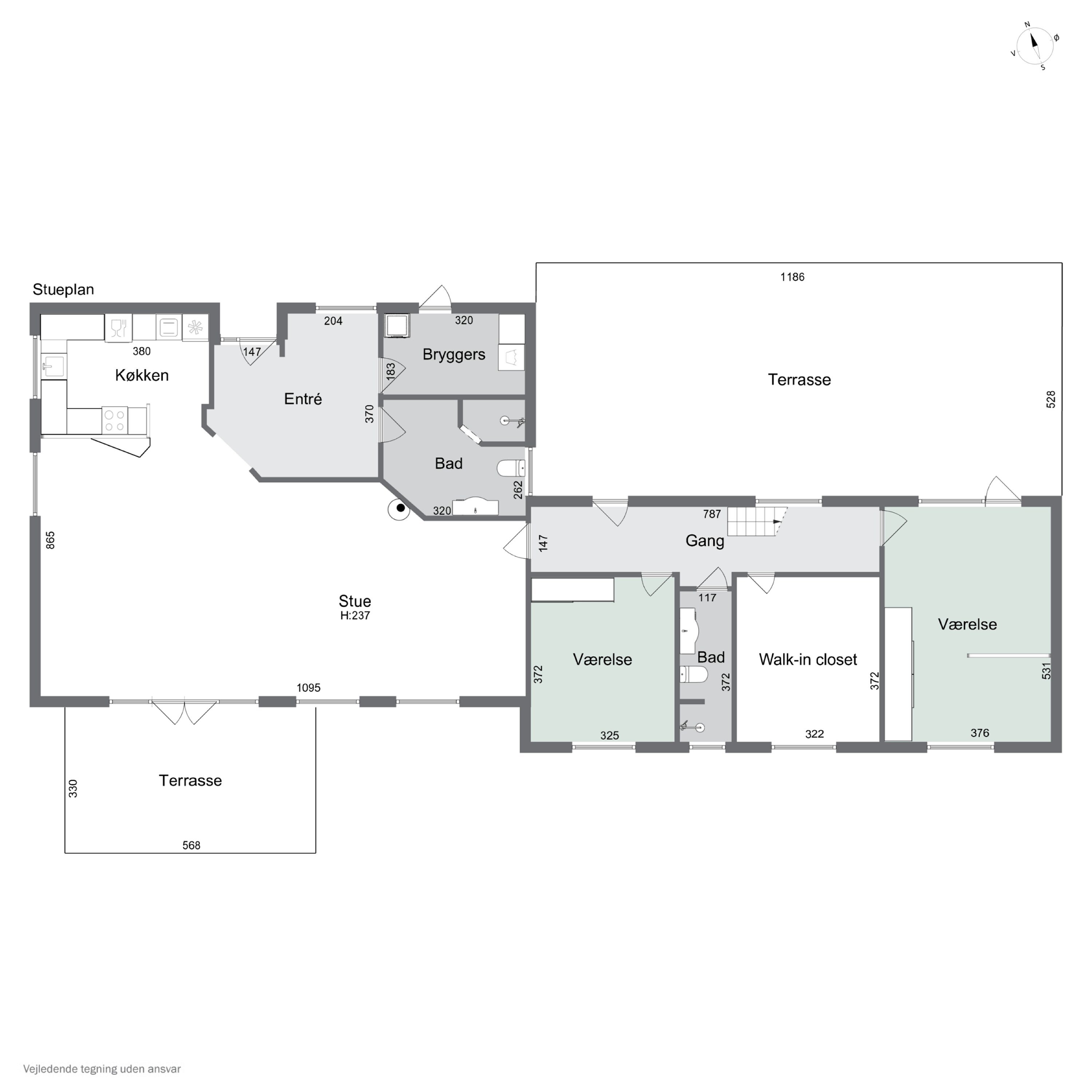 Plantegninger billede af Vedbendvej 15, 5550 Langeskov