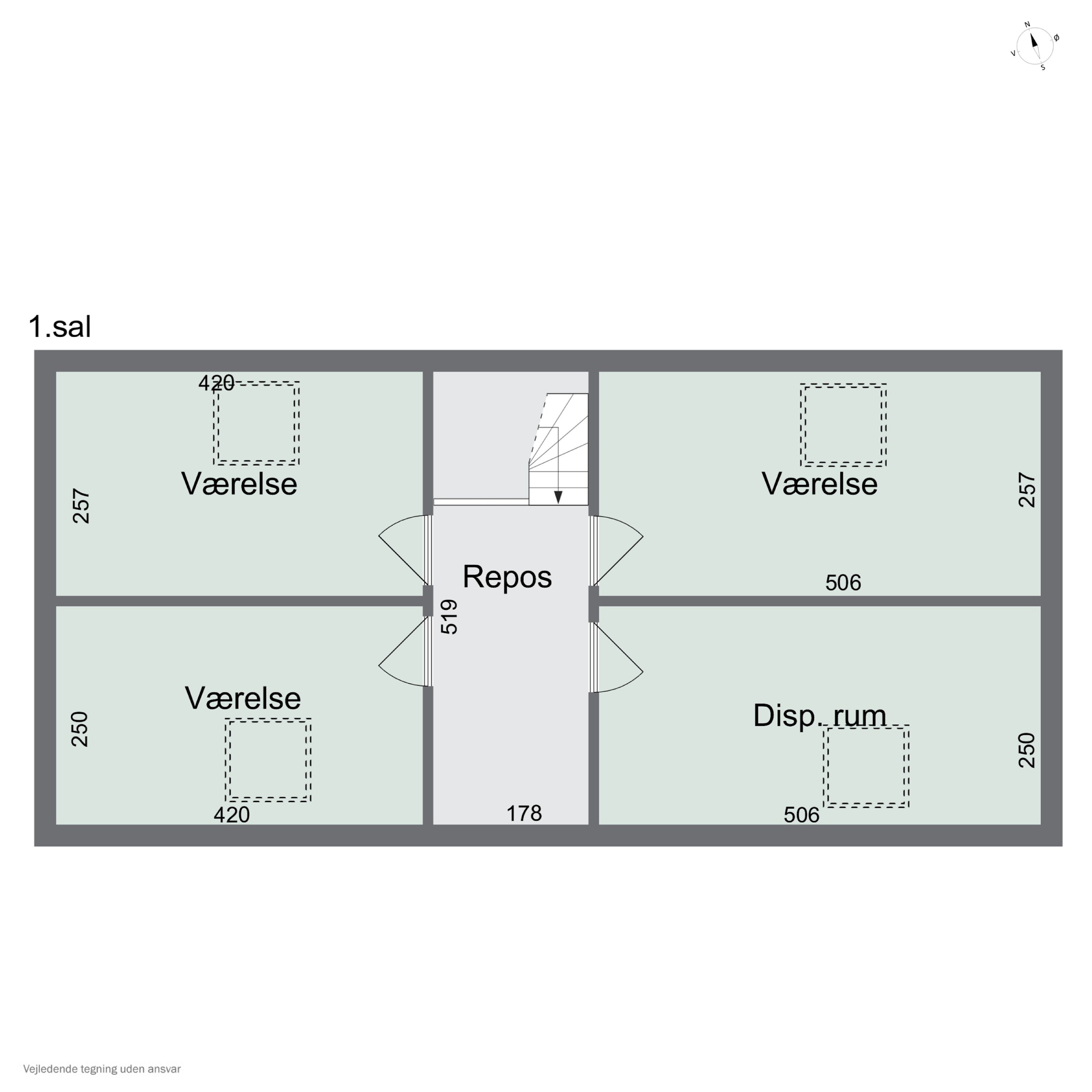 Plantegninger billede af Vedbendvej 15, 5550 Langeskov