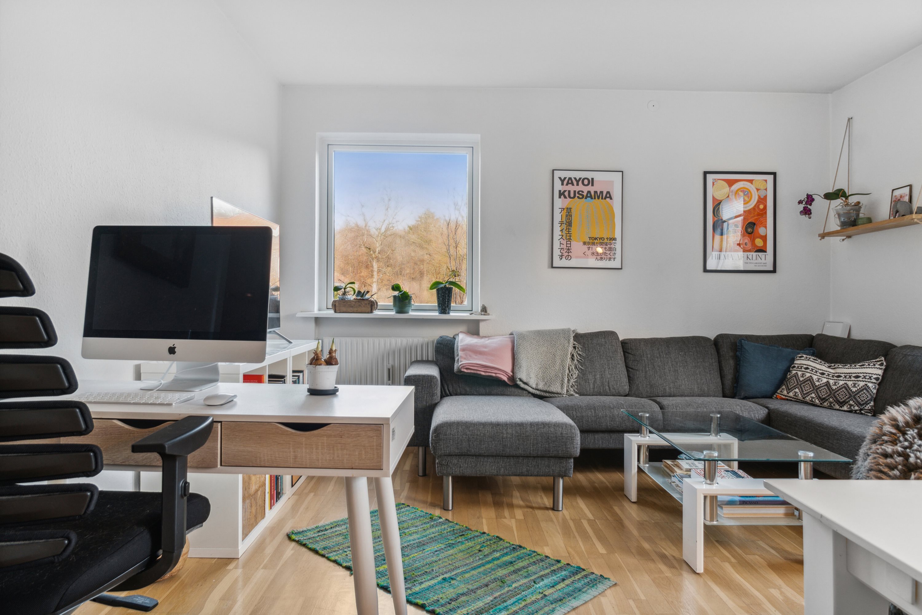 Fremhævet stue billede i fuldskærmstilstand. Billede af Nagelsvej 18, st.. 1., Skåde, 8270 Højbjerg