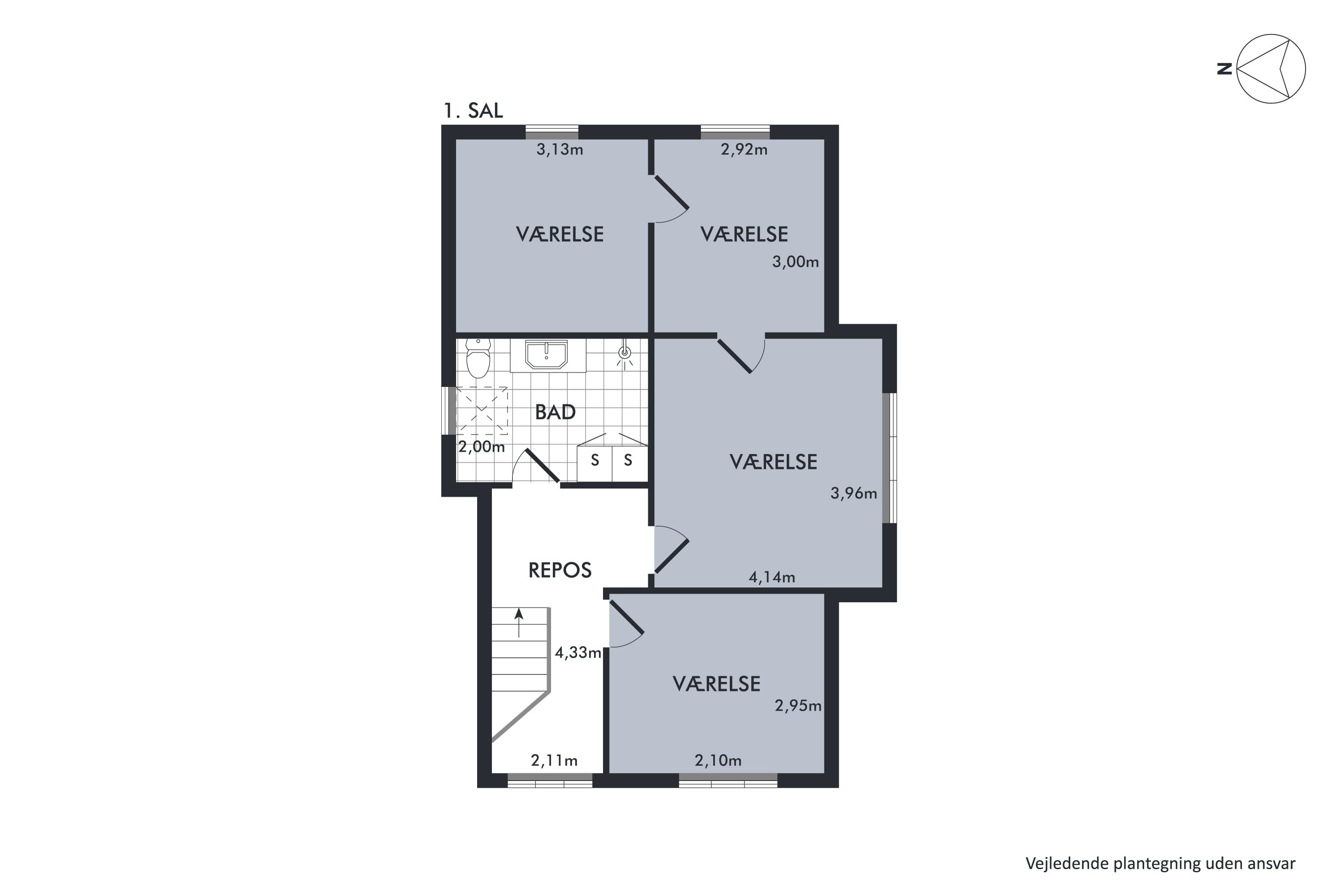 Plantegninger billede af Østergade 39, 9460 Brovst