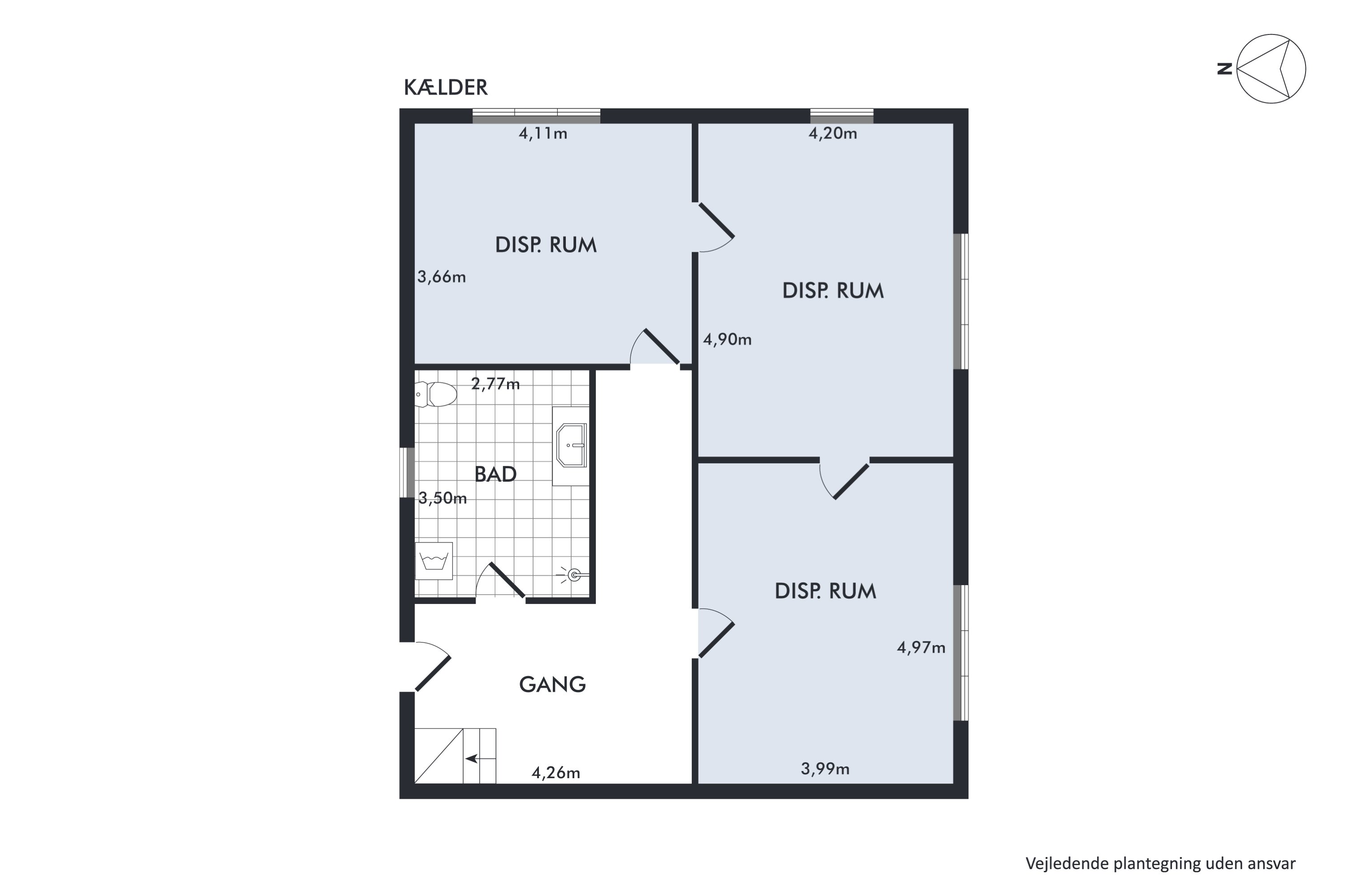Plantegninger billede af Østergade 39, 9460 Brovst