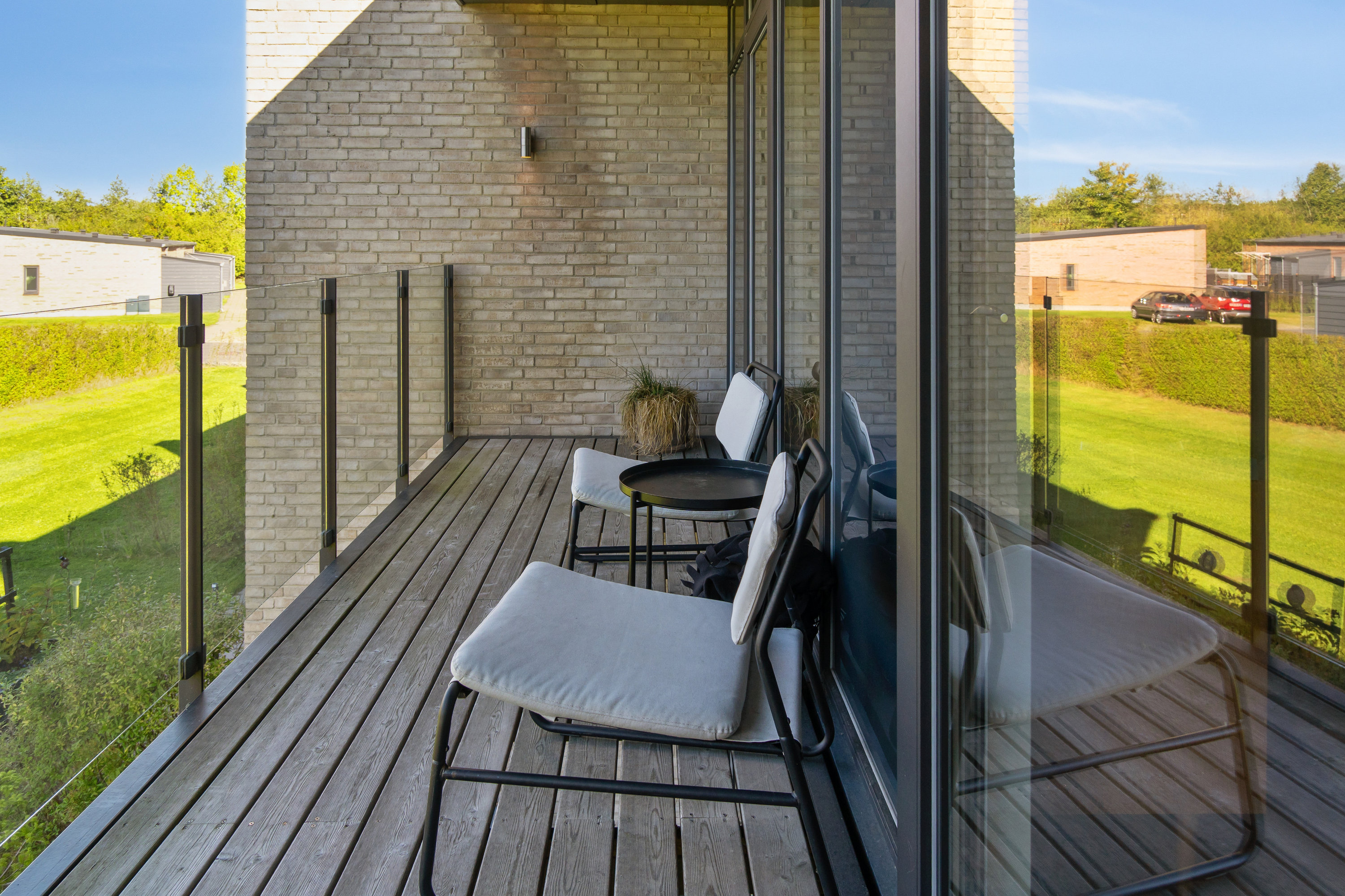 Fremhævet altan billede i fuldskærmstilstand. Billede af Trankær Mosevej 104, 8310 Tranbjerg J