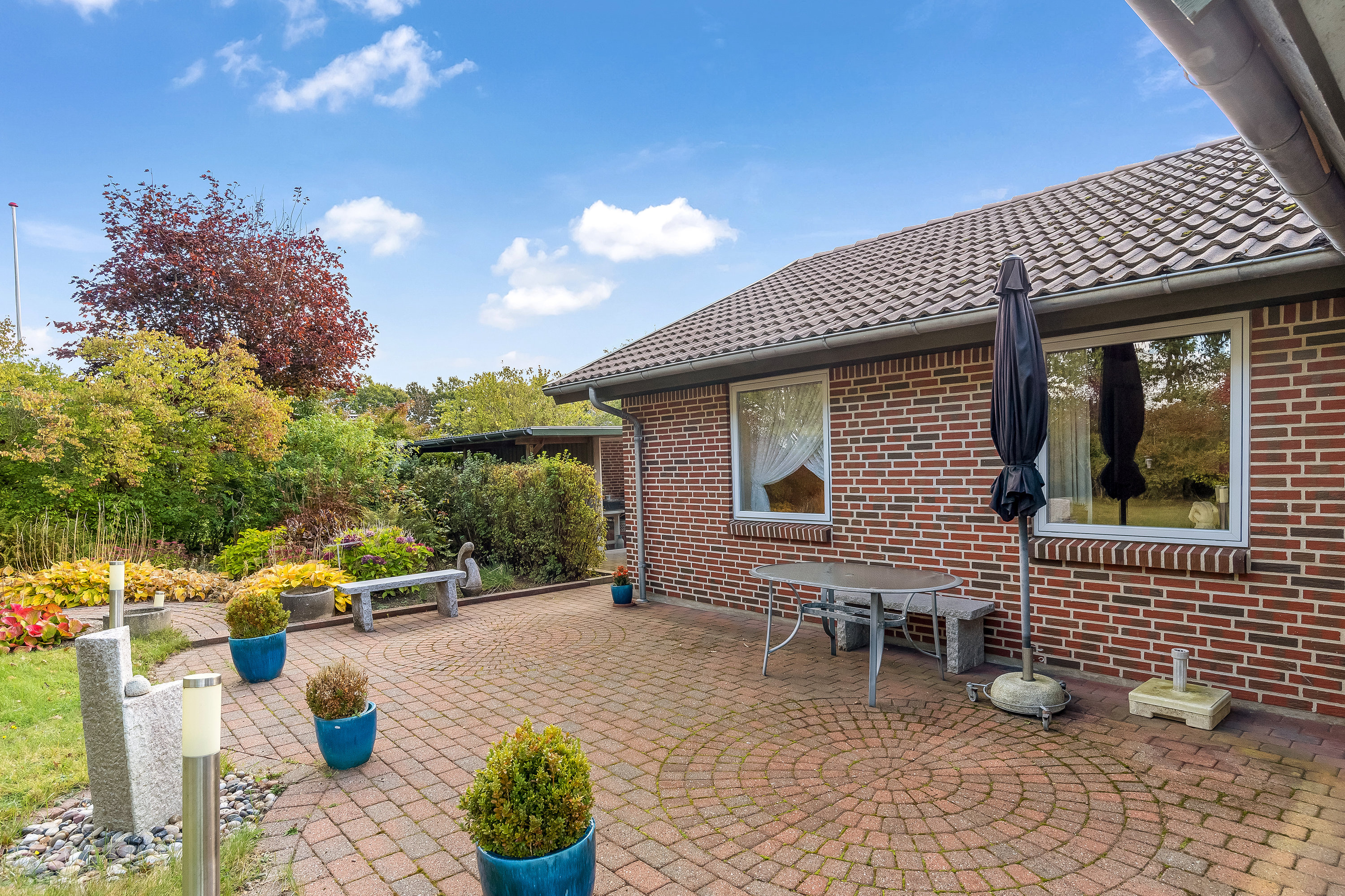 Fremhævet terrasse billede i fuldskærmstilstand. Billede af Oluf Rings Vej 18, 7500 Holstebro