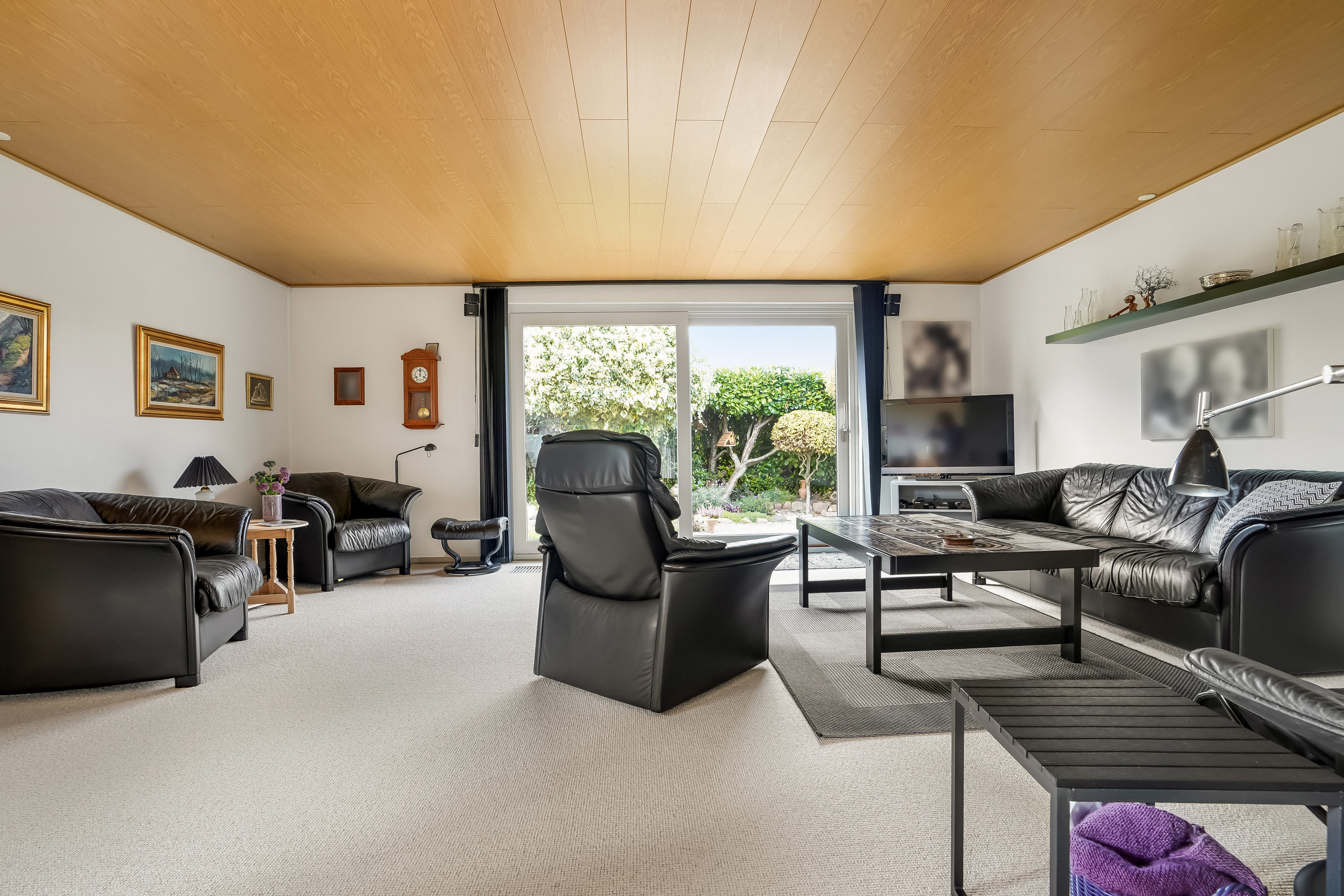 Fremhævet stue billede i fuldskærmstilstand. Billede af Mølleløkken 6, Gamborg, 5500 Middelfart